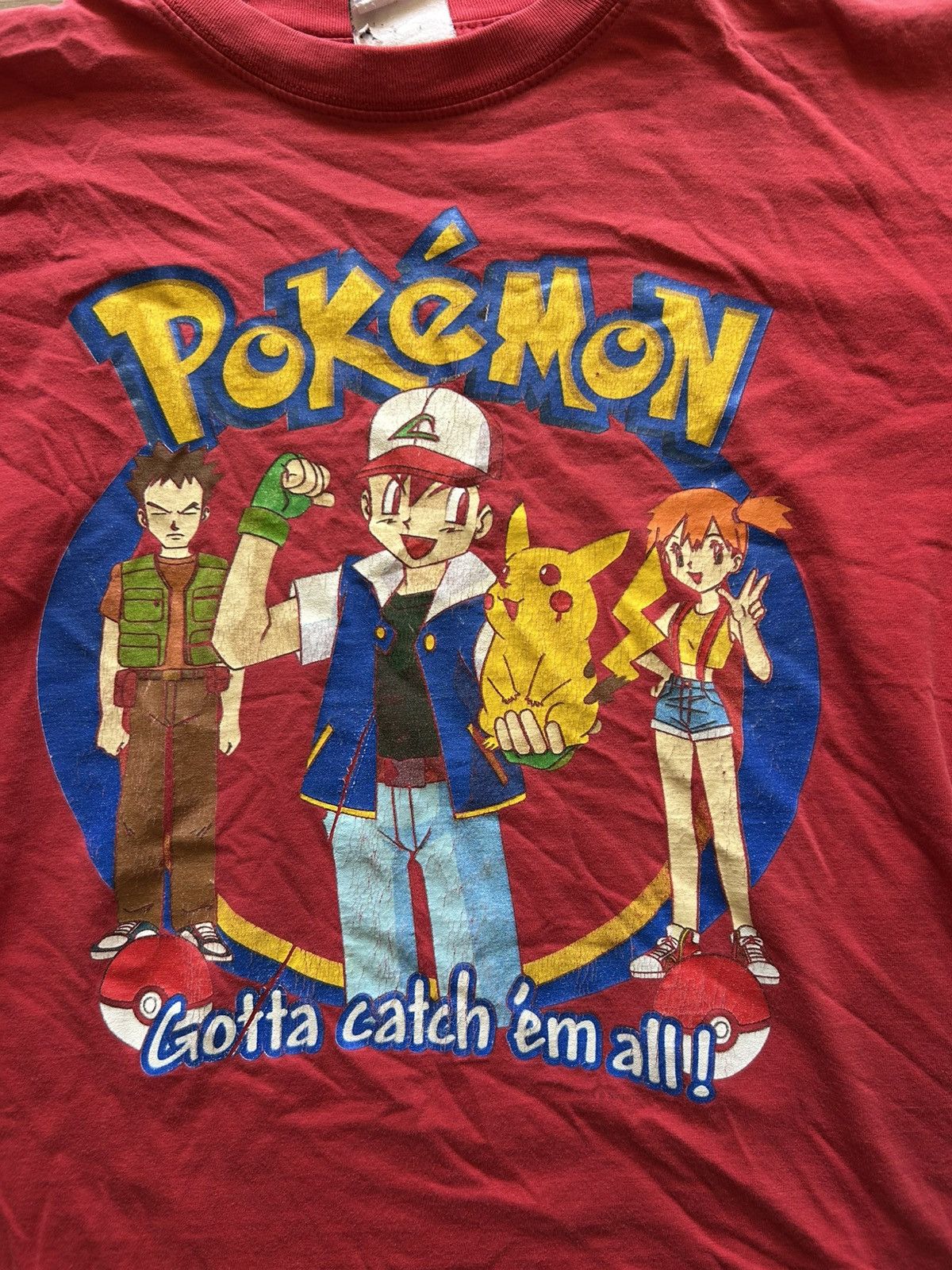 Pokemon Vintage Pokemon Whole Team Cartoon Anime Tee Size US M / EU 48-50 / 2 - 4 Thumbnail