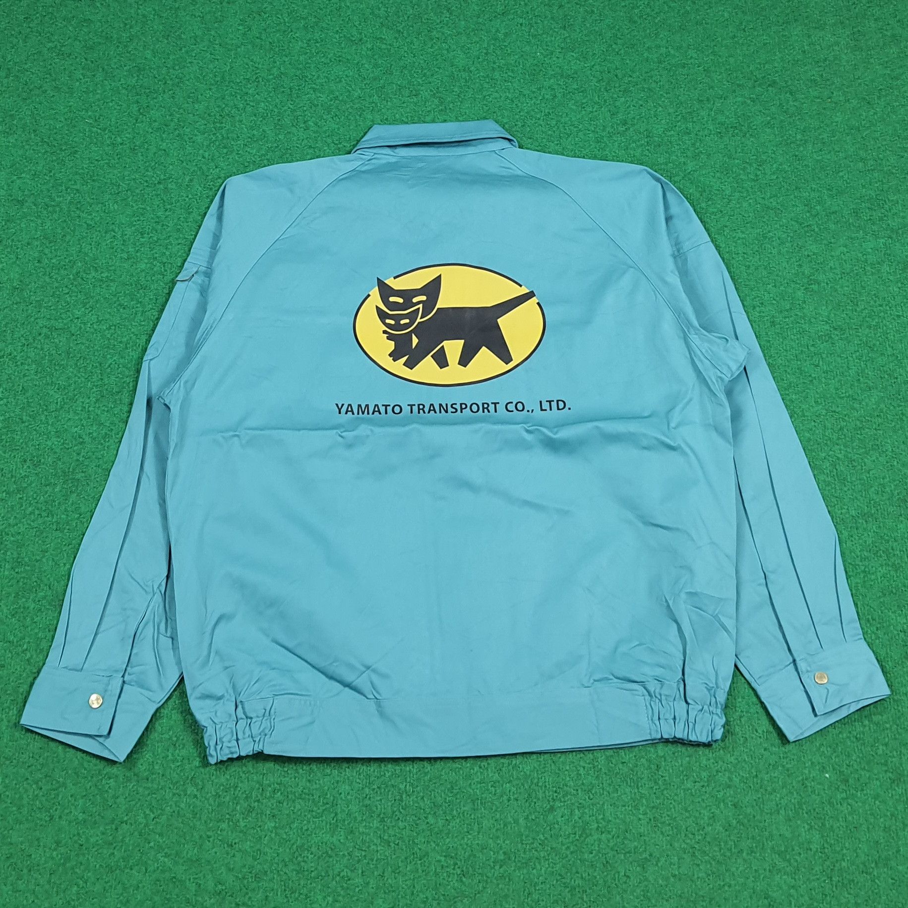 Japanese Brand Vintage Yamato Transport Japan Custom Logo Jacket C288N7 Size US L / EU 52-54 / 3 - 1 Thumbnail