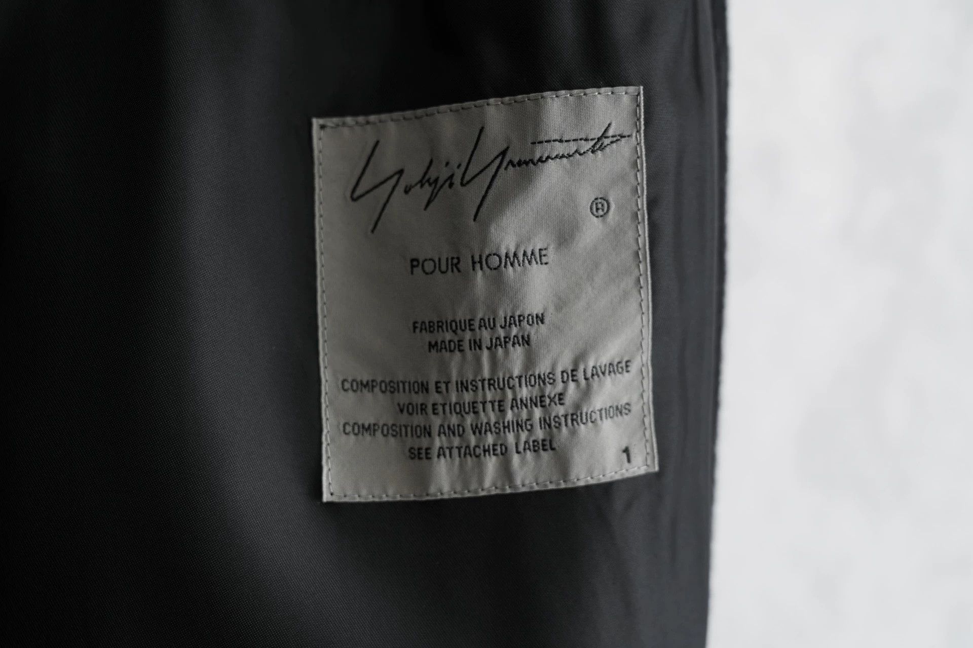 Yohji Yamamoto Yohji Yamamoto 20AW Zip Waist Cashmere Blend Size 1 Size US S / EU 44-46 / 1 - 6 Thumbnail
