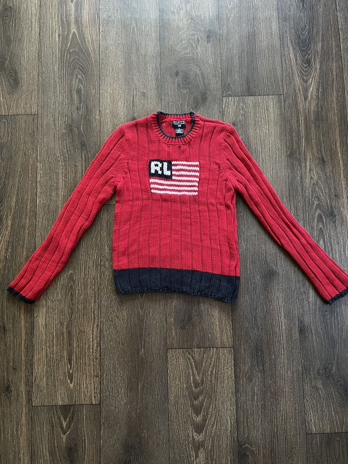 Polo Ralph Lauren POLO Sport RALPH LAUREN Sweater Flag USA Size M / US 6-8 / IT 42-44 - 3 Thumbnail