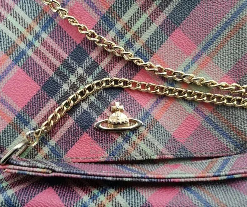 Vivienne Westwood Vivienne Westwood Plaid Chain Crossbody Bag. Size ONE SIZE - 4 Thumbnail