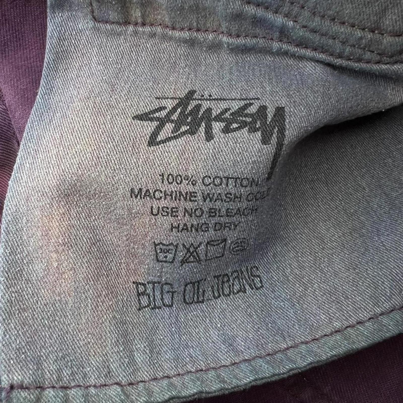 Stussy Double Purple Wash Reworked Stussy Big Ol Jeans Size US 36 / EU 52 - 6 Thumbnail