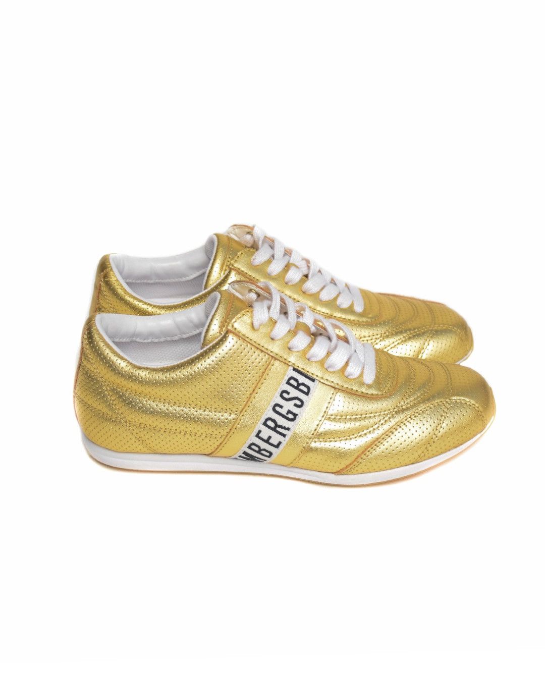 Dirk Bikkembergs Vintage Dirk Bikkembergs Gold Sneakers Size US 8 / IT 38 - 6 Thumbnail
