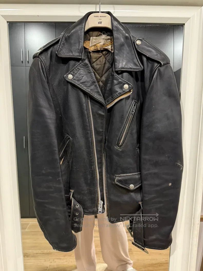 Schott Schott 613H Motorcycle Leather Jacket Size US M / EU 48-50 / 2 - 1 Thumbnail