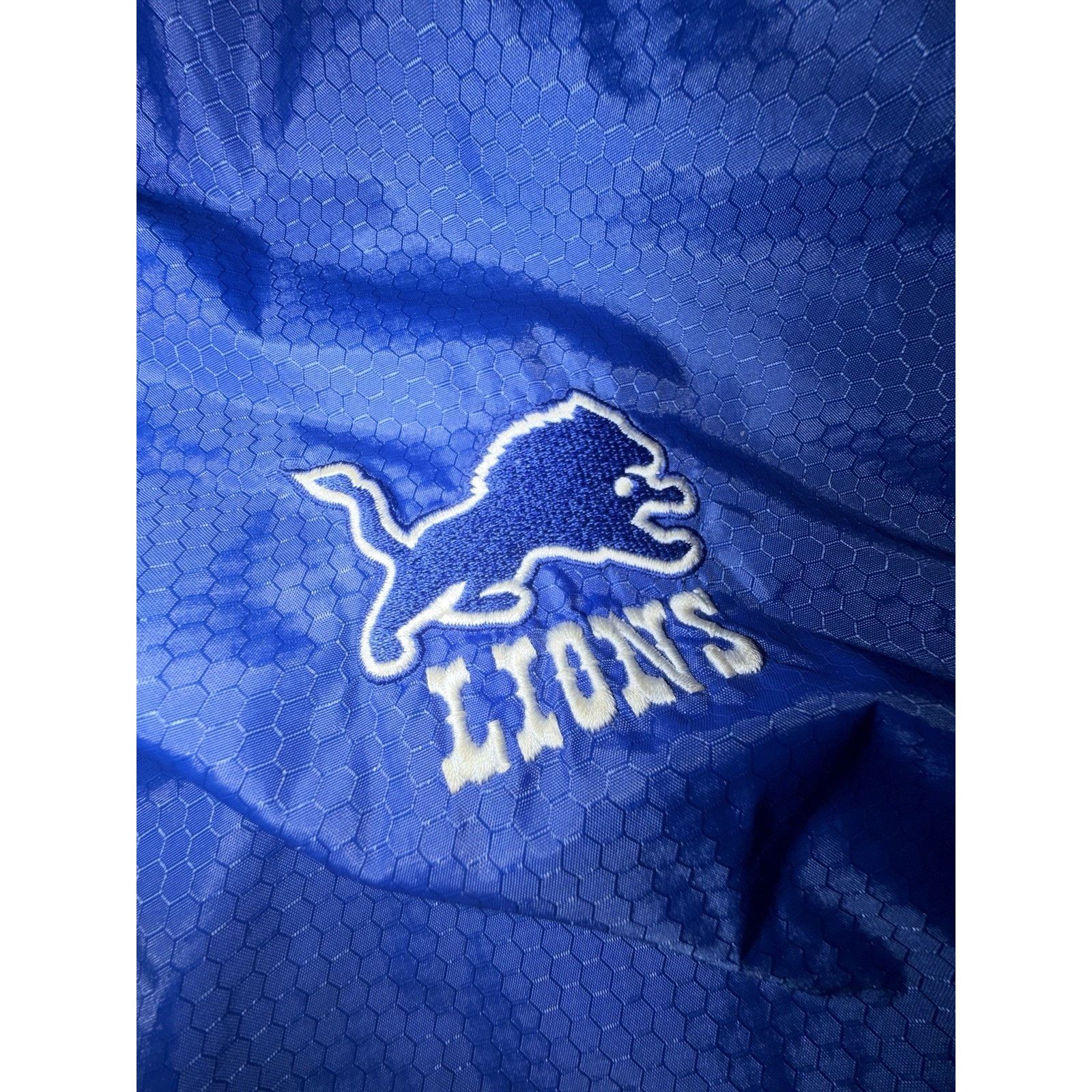 NFL Vintage 90s NFL Detroit Lions Pro Player Zip Puffer Large Size US L / EU 52-54 / 3 - 2 Thumbnail