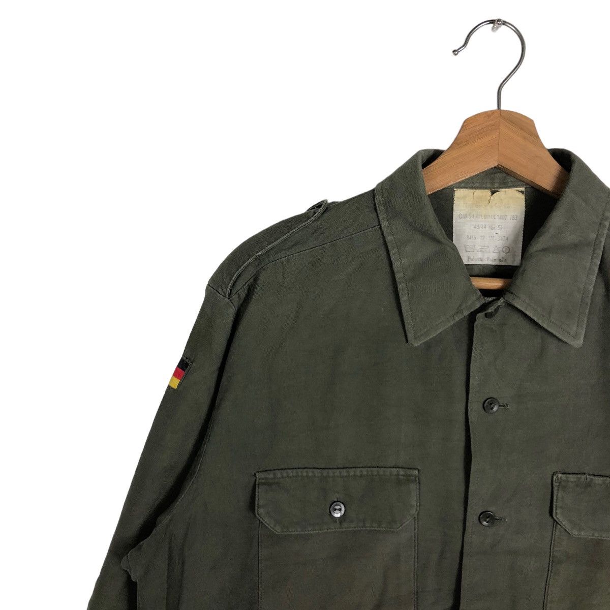 Vintage 🔥50’s True Vintage Military Germany WWII Cargo Jacket Army Size US M / EU 48-50 / 2 - 7 Thumbnail