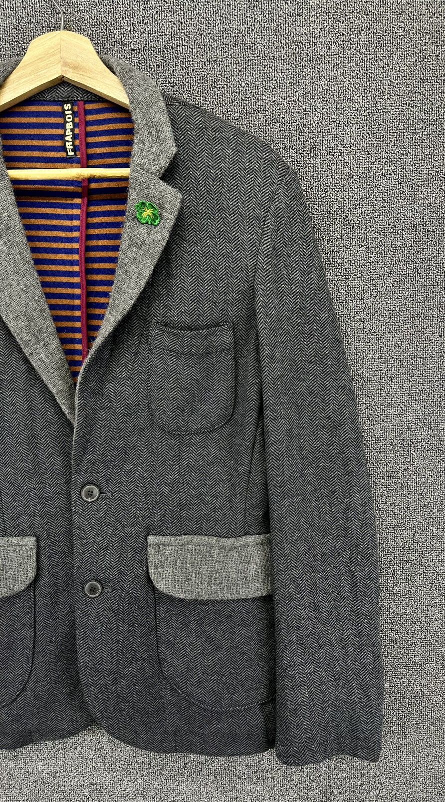 Frapbois Vintage Issey Miyake Frapbois Wool Coat Jacket Size M / US 6-8 / IT 42-44 - 4 Thumbnail