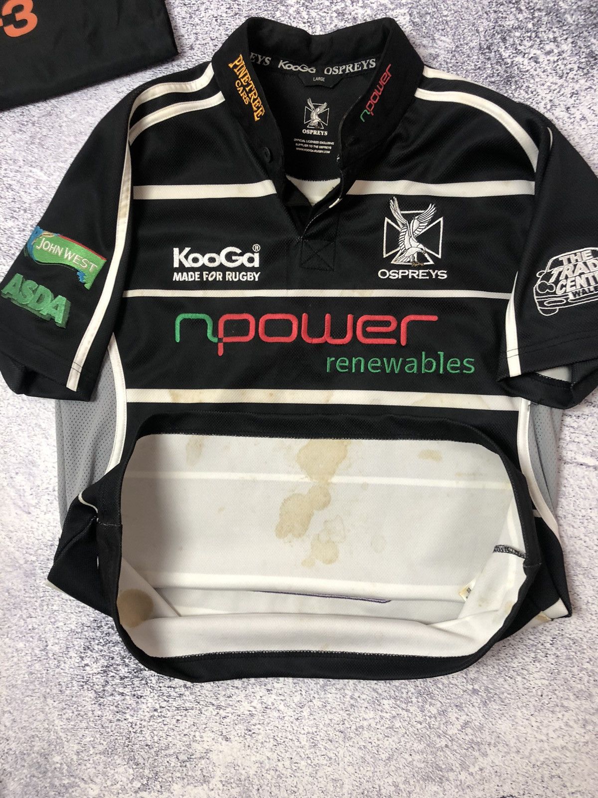 Other Men’s vintage jersey Rugby Ospreys size L y2k casual ykk Size US L / EU 52-54 / 3 - 8 Thumbnail