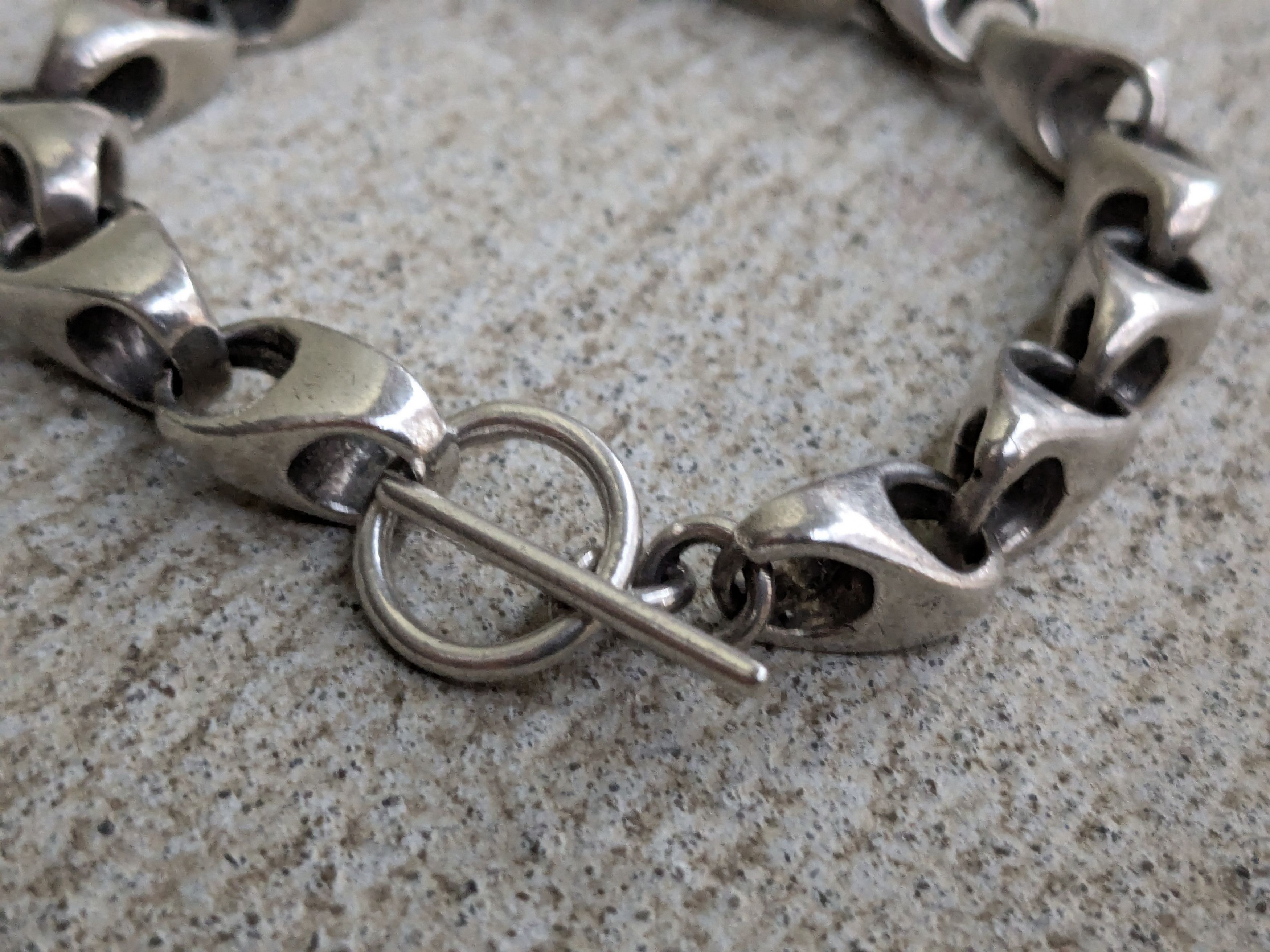 Jewelry × Vintage Vintage Sterling Silver Bracelet Modern Abstract Punk Size ONE SIZE - 8 Thumbnail