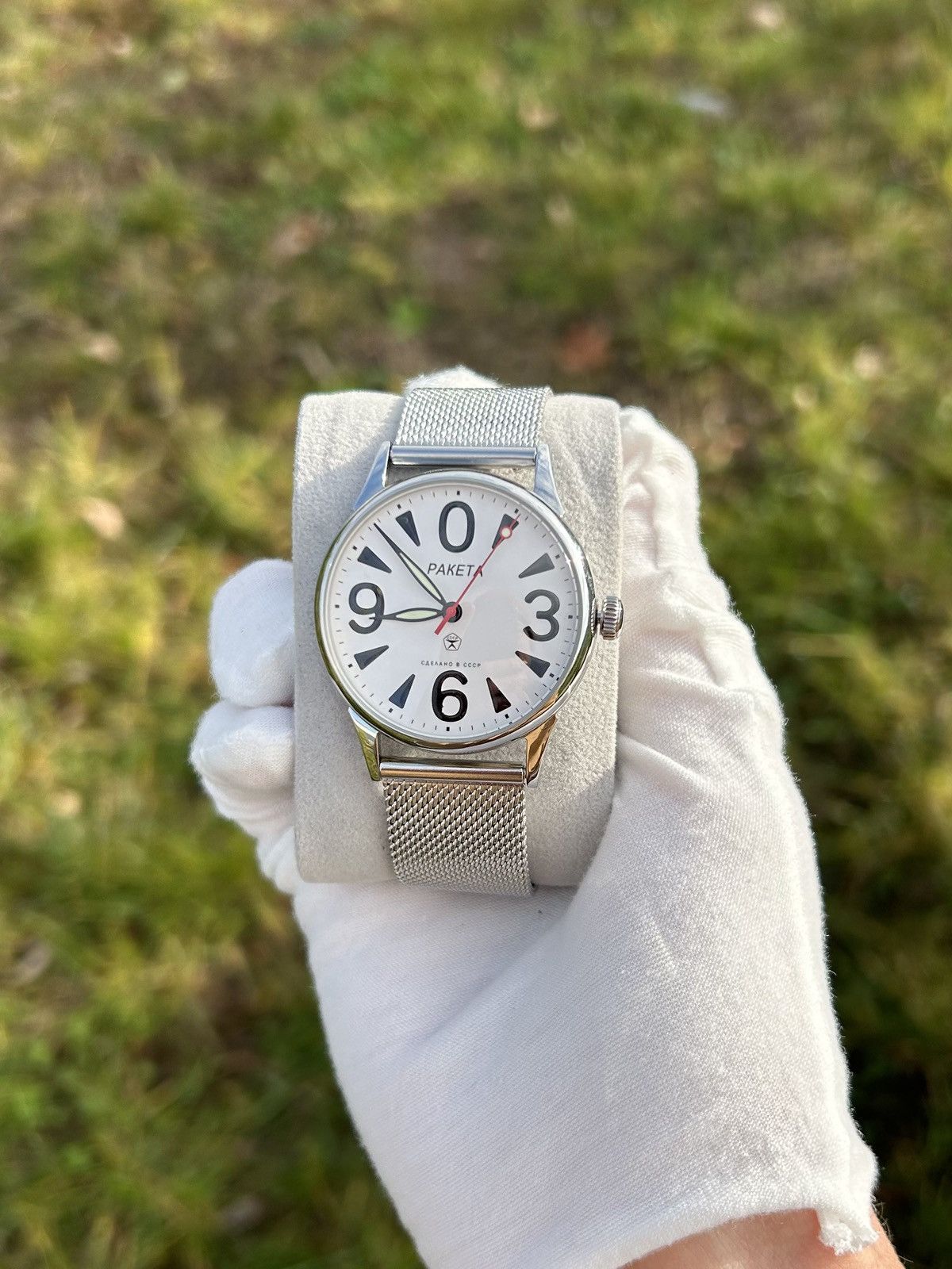 Vintage Vintage Watch Raketa Zero USSR Soviet Mechanical 1980s Size ONE SIZE - 10 Thumbnail