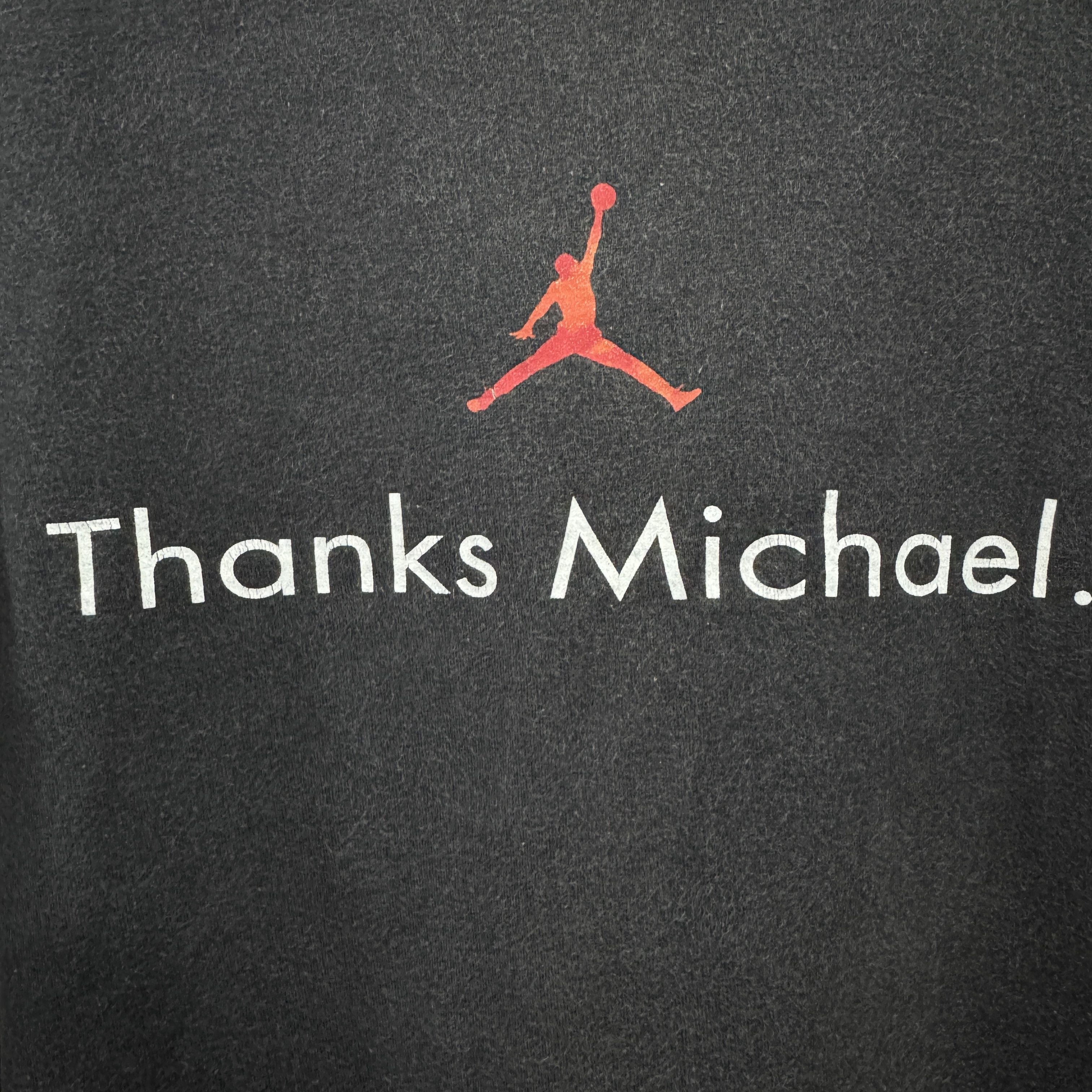 Nike Vintage '03 Nike "Thanks Michael" Jordan retirement tee Size US XL / EU 56 / 4 - 3 Thumbnail