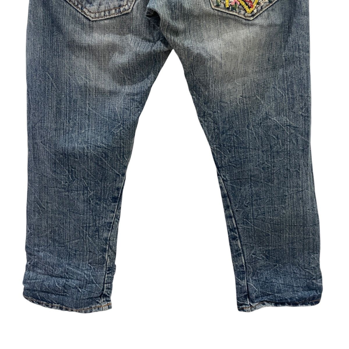 Japanese Brand Vintage Antgauge Short Denim Jeans Size 31" - 2 Thumbnail