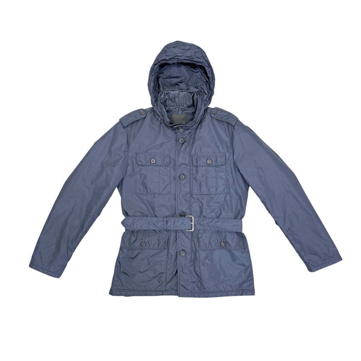 Prada Rare Prada Milano Nylon Navy Blue Jacket Size 50 Size US M / EU 48-50 / 2 - 1 Thumbnail