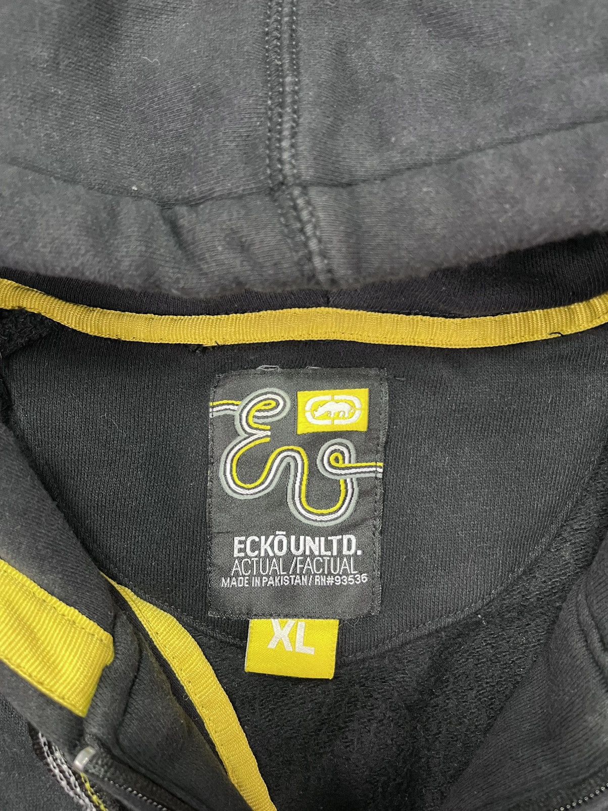 Ecko Unltd. Ecko Unltd. Triple Big Logo Spellout Baggy Zip Hoodie XL Size US XL / EU 56 / 4 - 12 Thumbnail