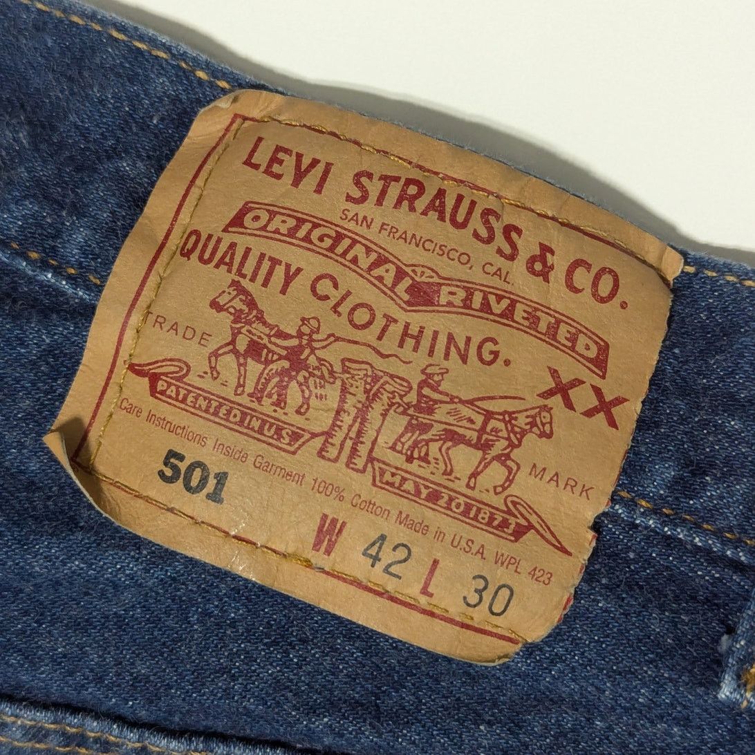 Levi's Vintage Levis 501 XX Straight Leg Jeans Made in USA 1994 Size US 42 / EU 58 - 6 Thumbnail