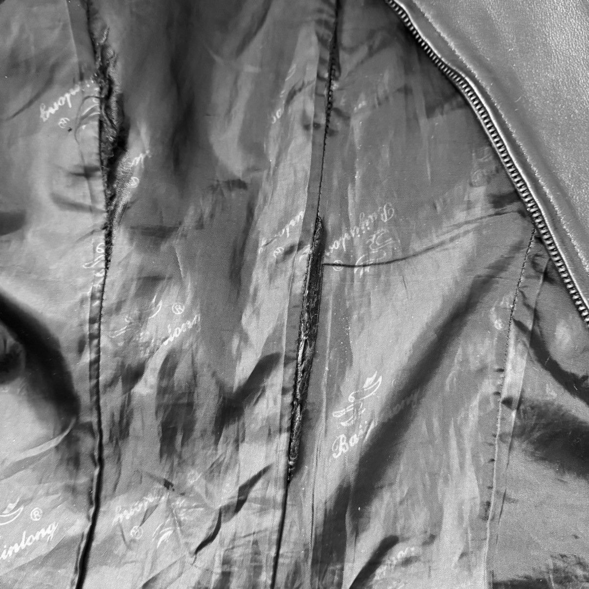 Vintage So sick fitted leather biker avant garde jacket Size S / US 4 / IT 40 - 13 Thumbnail