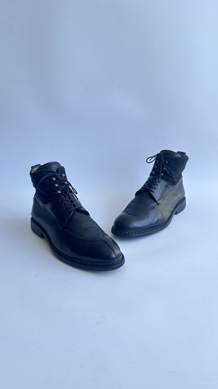 Heschung Heschung Sequoia Black Leather Boots Norwegian Welted Size US 8 / EU 41 - 2 Thumbnail