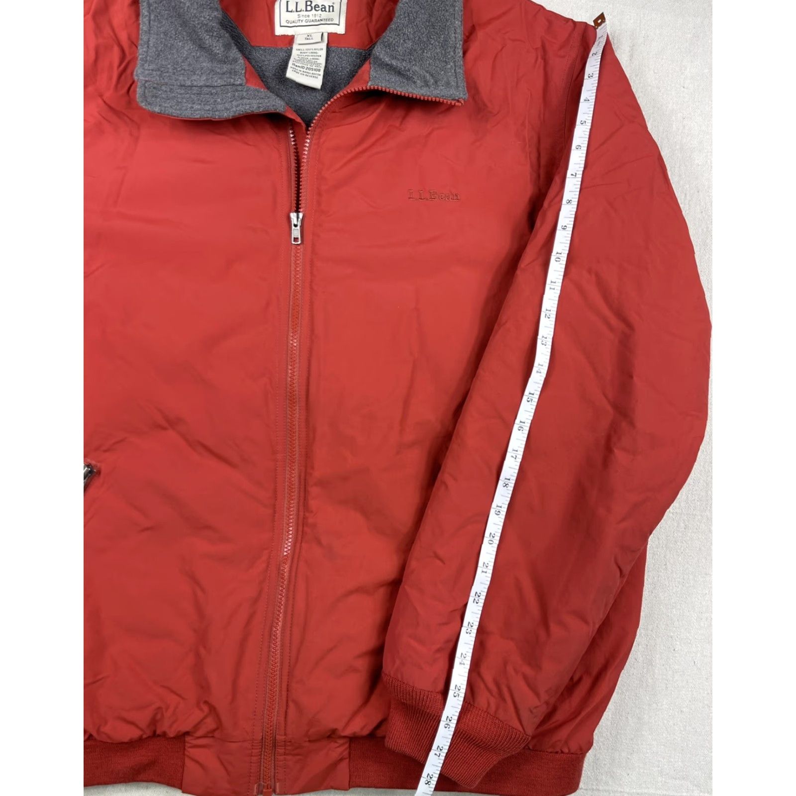 Vintage VINTAGE L.L. Bean Jacket Bomber XL Men Orange Nylon Fleece Lined Windbreaker 90s Ski Size US XL / EU 56 / 4 - 7 Thumbnail