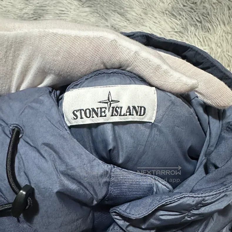 Stone Island Stone Island Crumpled Nylon Down Jacket Coat Haze Blue M Size US M / EU 48-50 / 2 - 4 Thumbnail