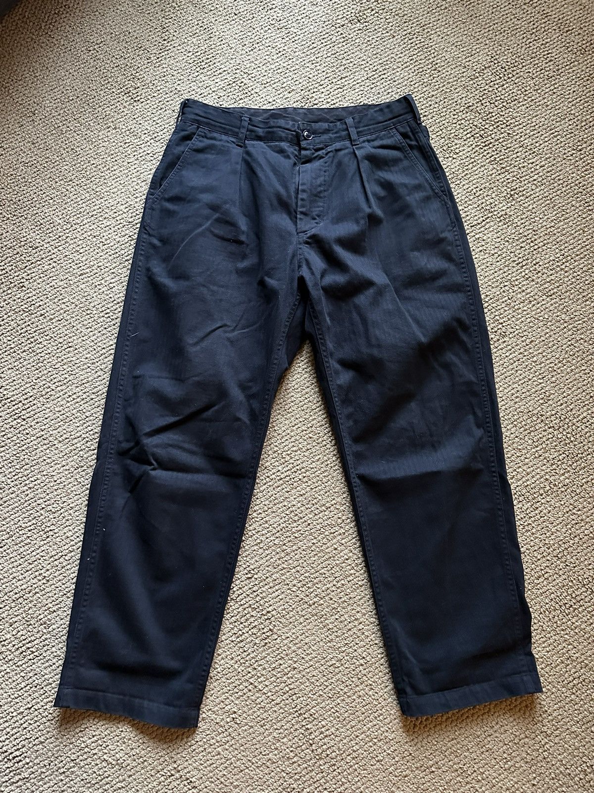 Engineered Garments Ground Pant - Navy HBT - S | Grailed