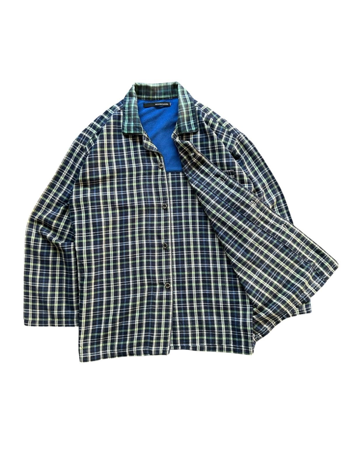 Masaki Matsushima 00's Masaki Matsushima flannel plaid open color shirt Size US L / EU 52-54 / 3 - 1 Thumbnail