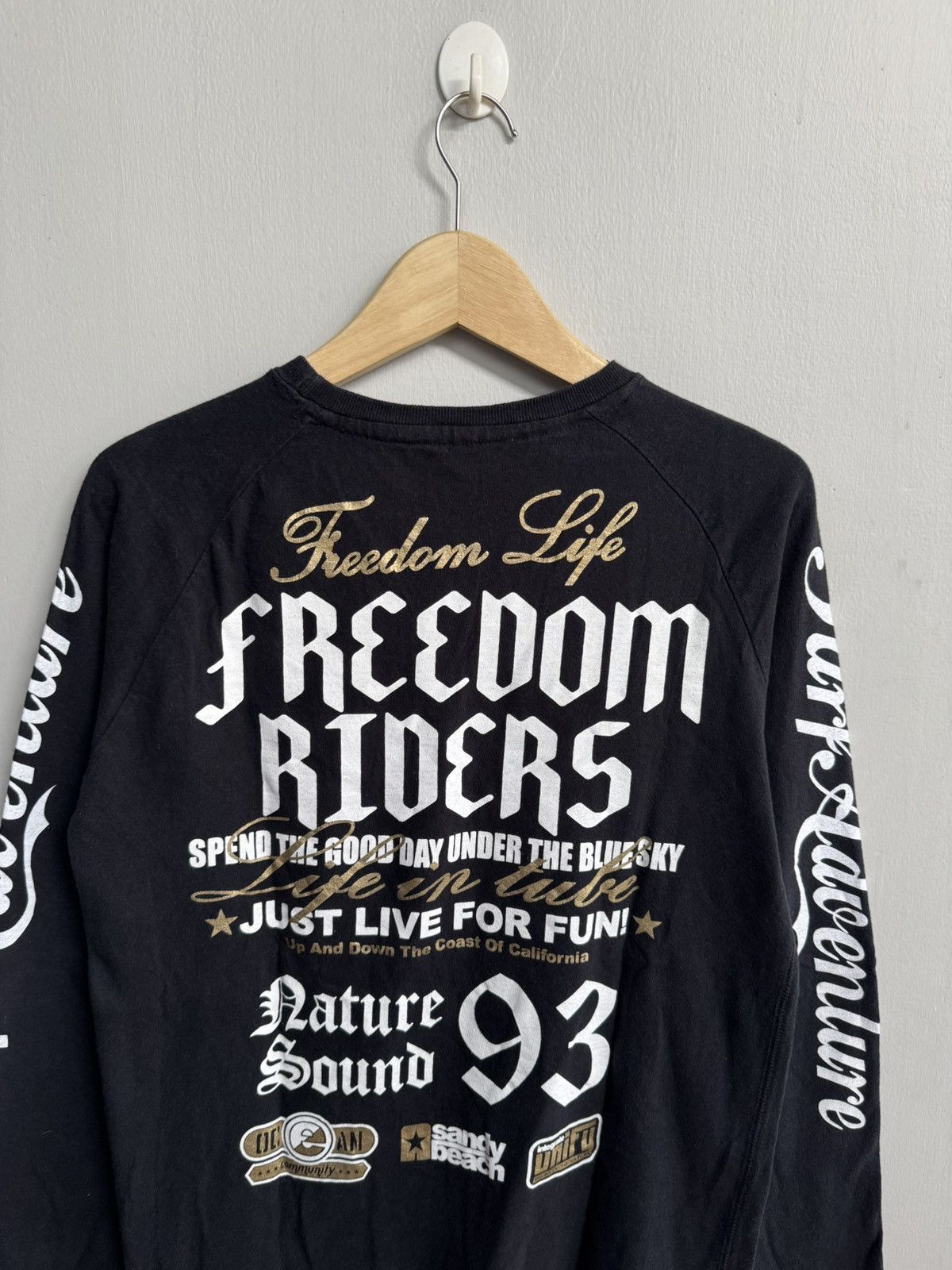 Japanese Brand VINTAGE JAPANESE Y2K BY RETRO ATTITUDE FREEDOM LIFE SHIRT Size US M / EU 48-50 / 2 - 5 Thumbnail