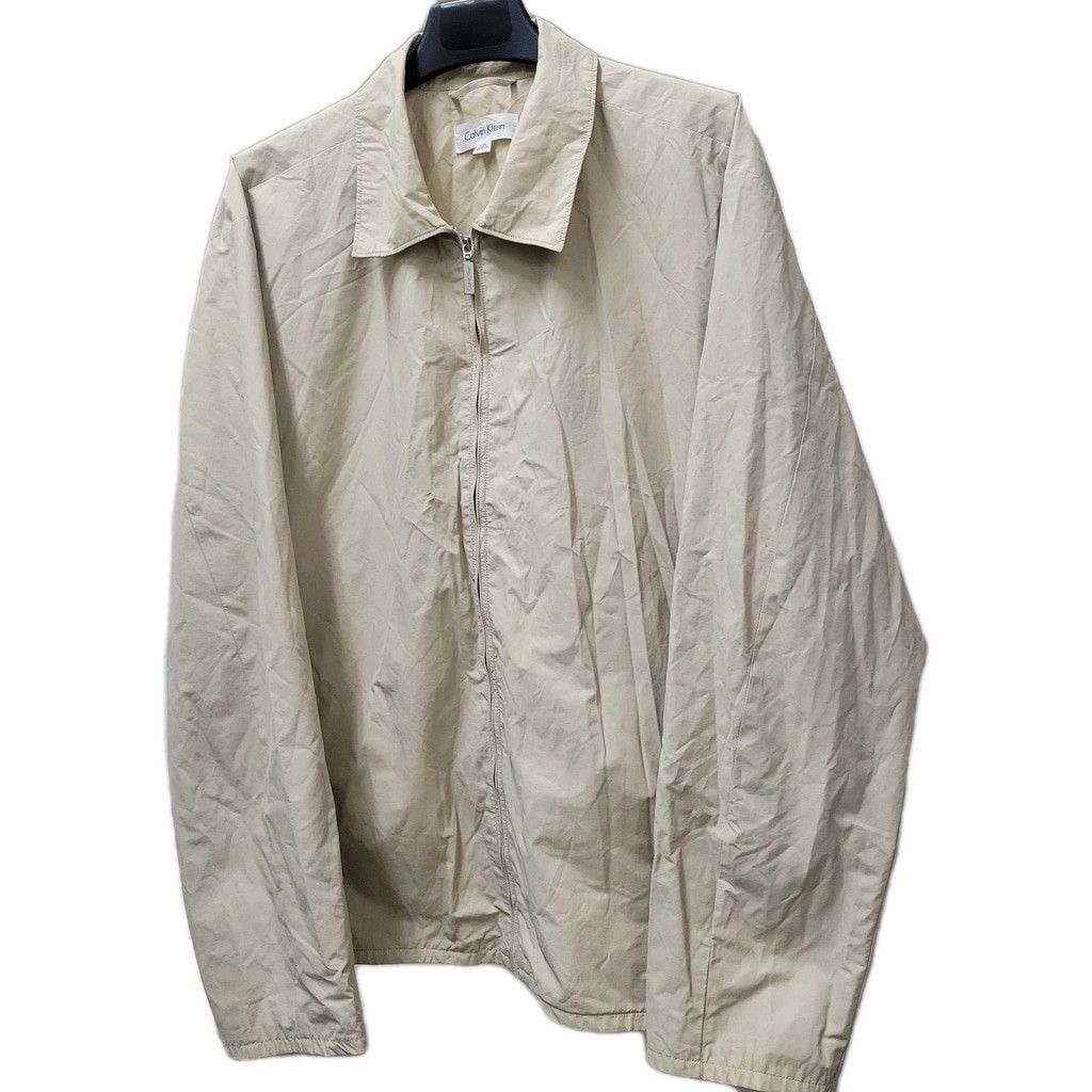 Calvin Klein Calvin Klein Beige Full-Zip Collared Long-Sleeves Jacket XXL Size US XXL / EU 58 / 5 - 3 Thumbnail