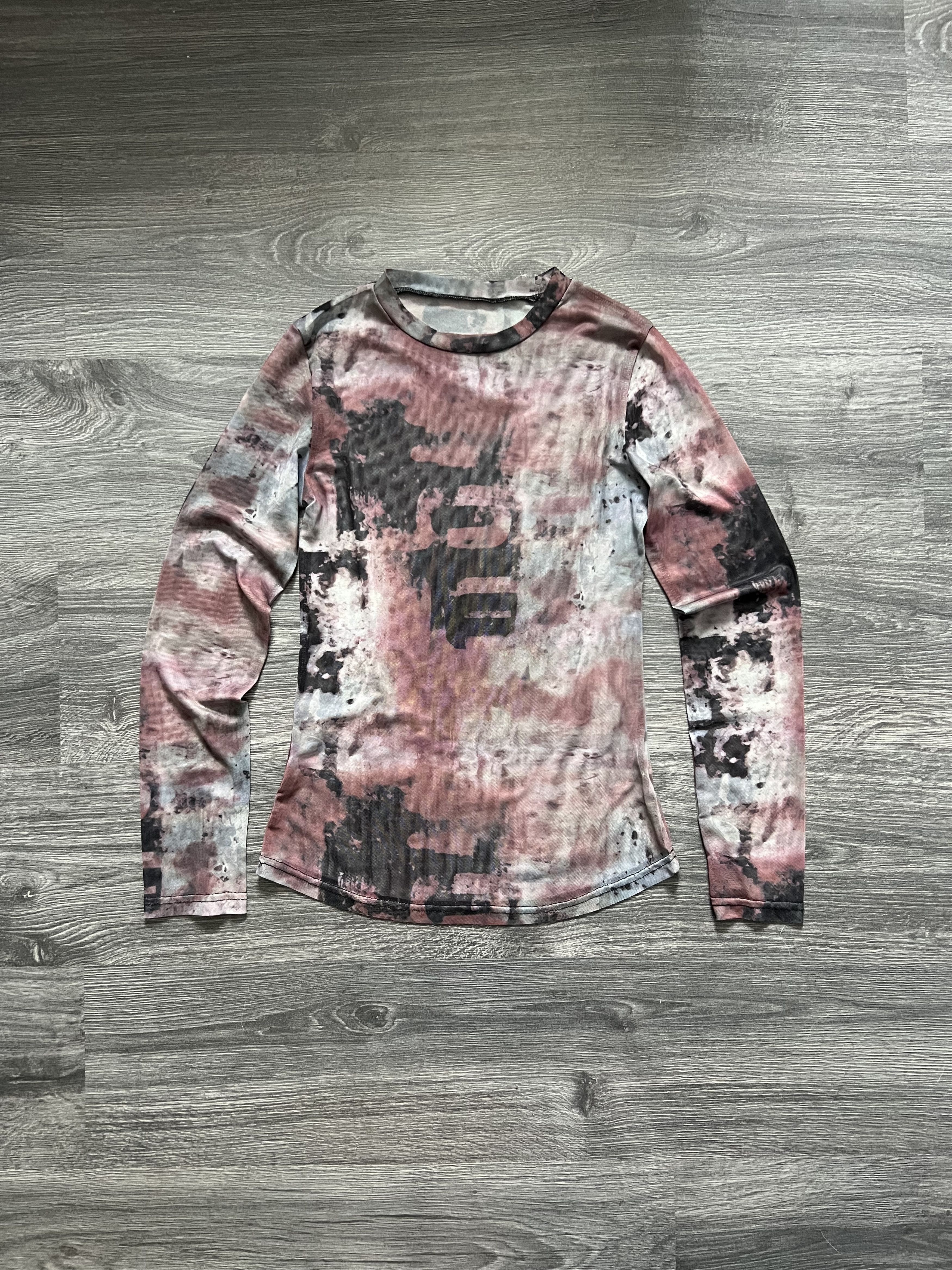 Japanese Brand Y2K mesh graphic print long sleeve Jean Paul Gaultier style Size S / US 4 / IT 40 - 1 Thumbnail