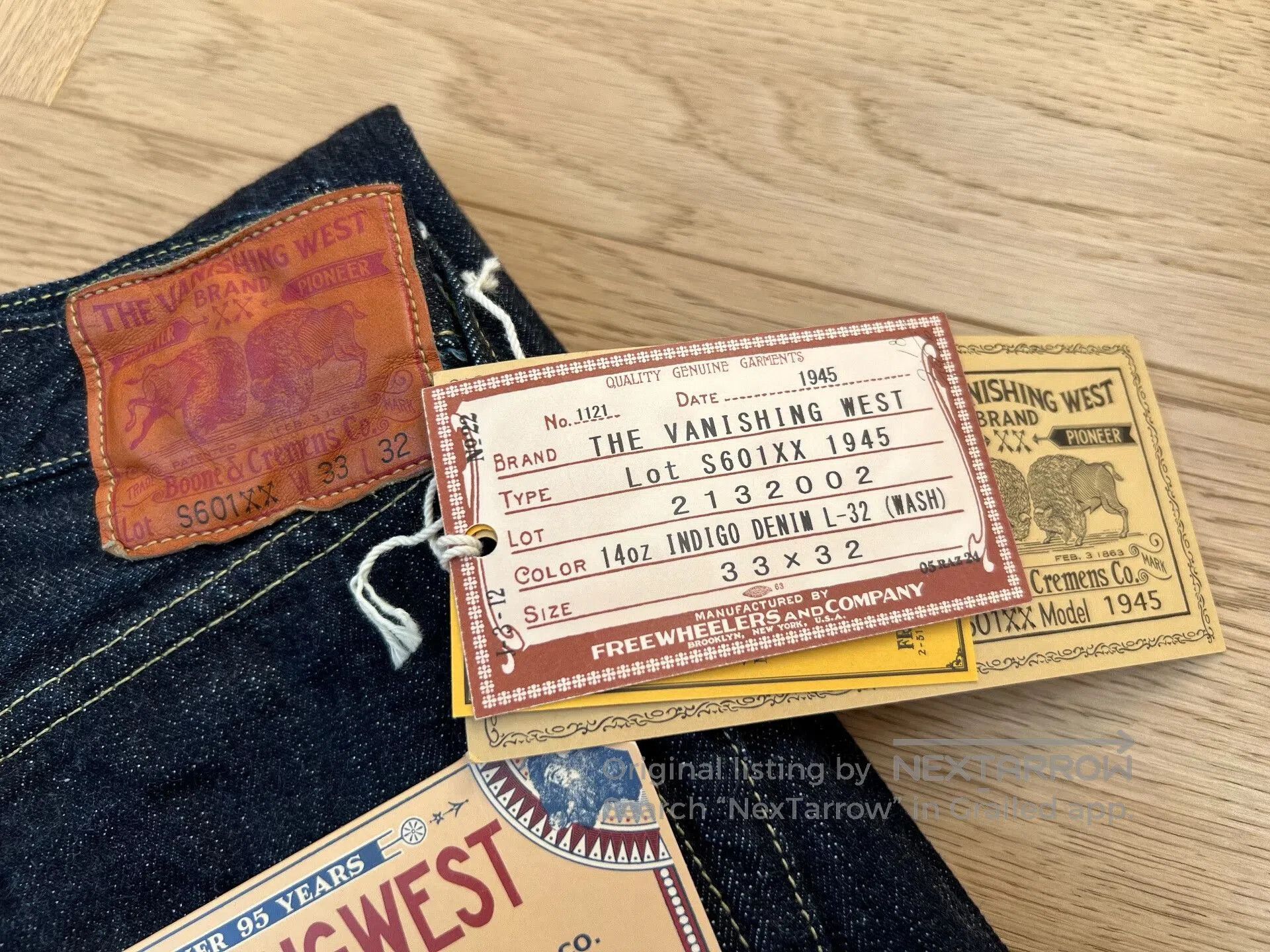Freewheelers Freewheelers S601XX Battle Jeans. Size US 33 - 3 Thumbnail