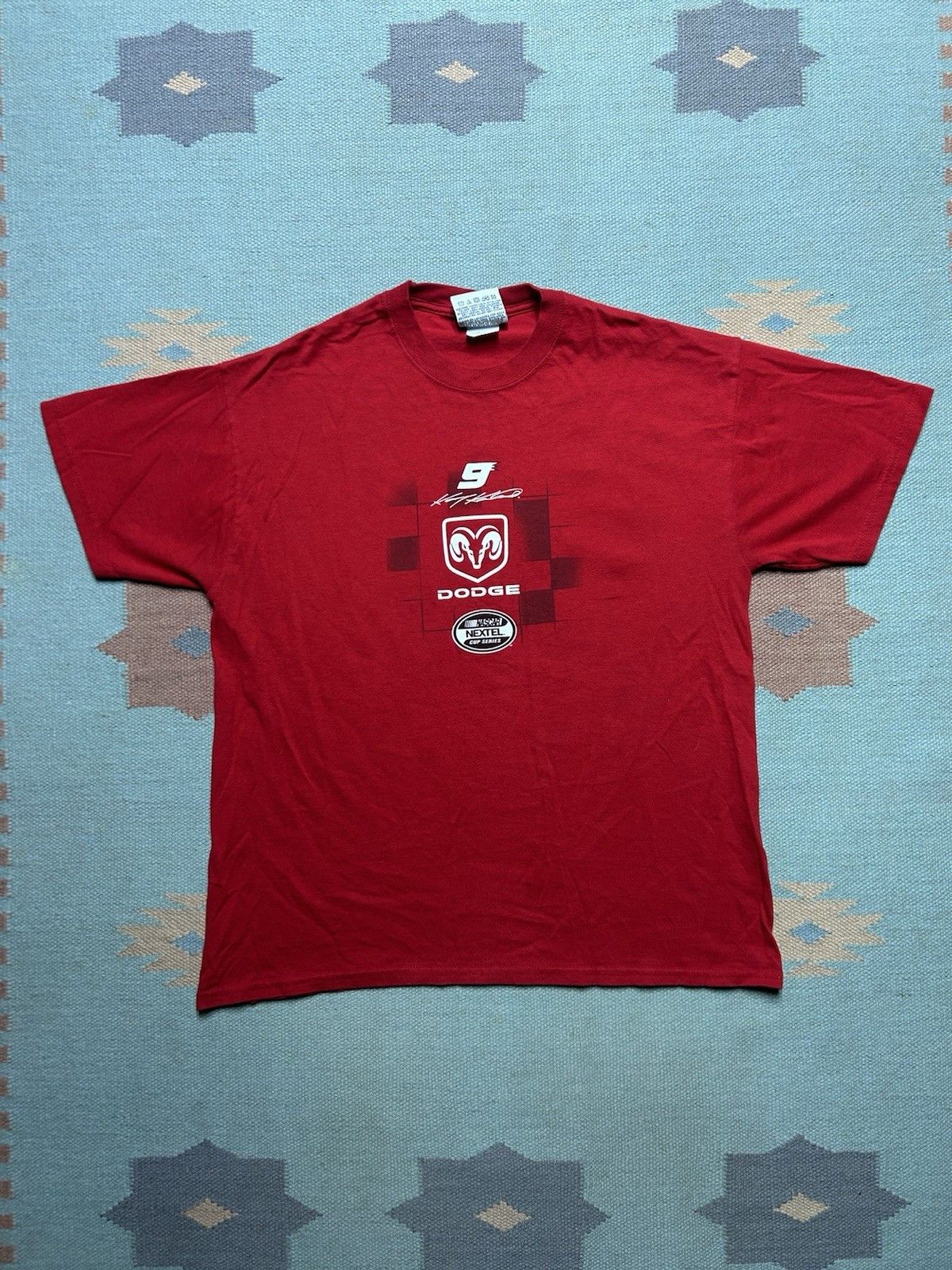Vintage Vtg graphic t shirt Kasey Kahne nascar racing #9 dodge large Size US L / EU 52-54 / 3 - 1 Thumbnail