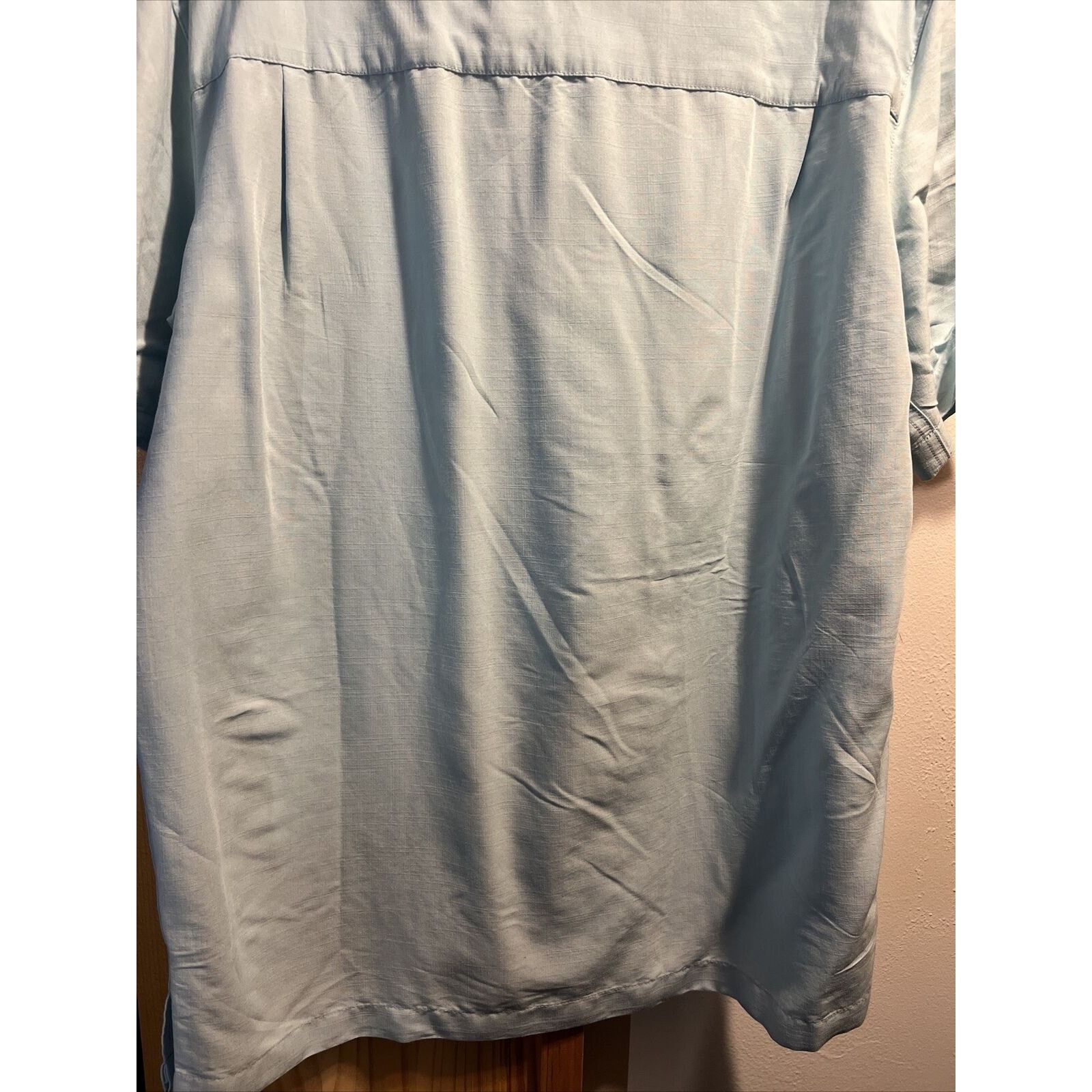 Island Shores Island Shores Men’s M Blue Button Rayon Blend Hawaiian Shirt Size US M / EU 48-50 / 2 - 10 Thumbnail