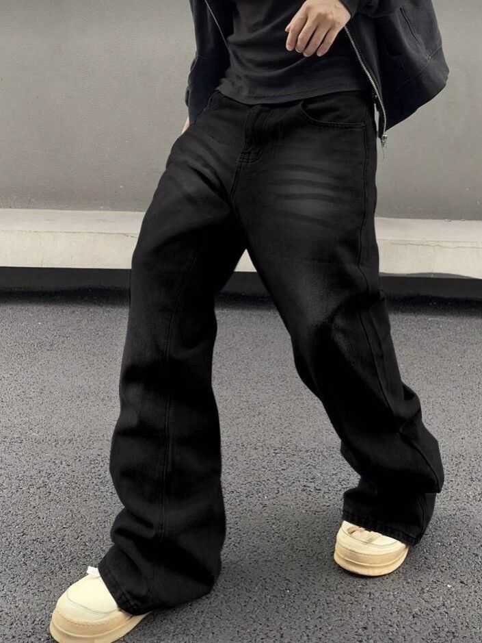 Jean Horiuchi x zai Stacked Denim Jeans Drip Hip Hop Size US 34 / EU 50 - 2 Thumbnail