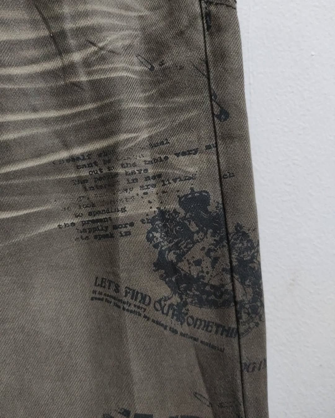 semanticdesign Rare Tattoo Semantic Design gun graphic bootcut jeans Size US 32 / EU 48 - 14 Thumbnail