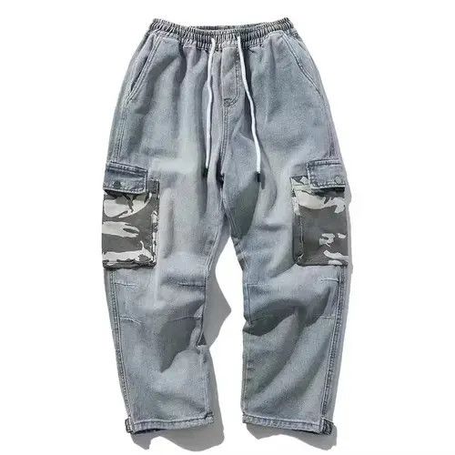 Jean 20SS Indigo Union Japan Denim Camo Worker Pants Size US 32 / EU 48 - 1 Thumbnail
