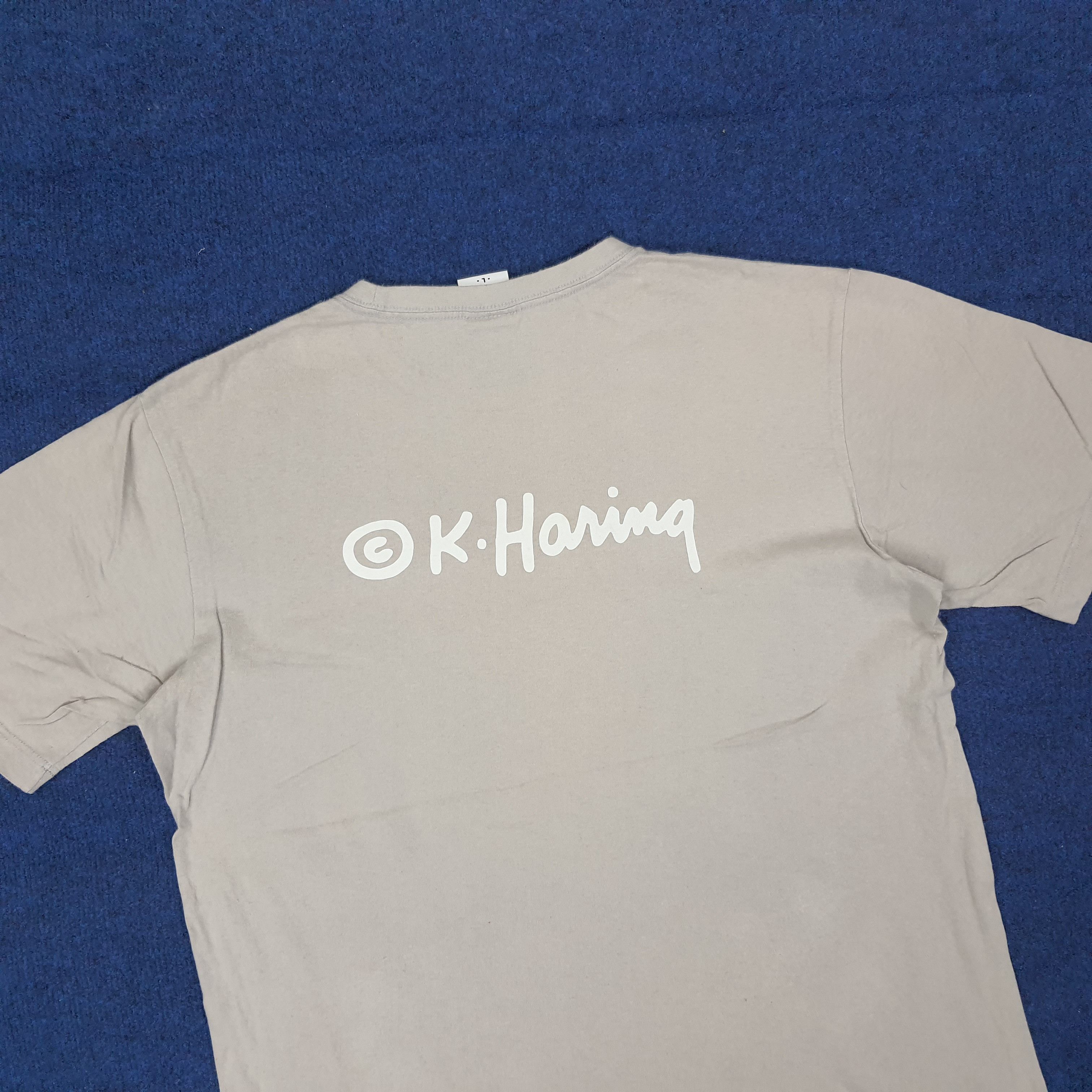 Keith Haring Vintage Keith Haring Designer Artwork Tshirt C223N77 Size US L / EU 52-54 / 3 - 5 Thumbnail