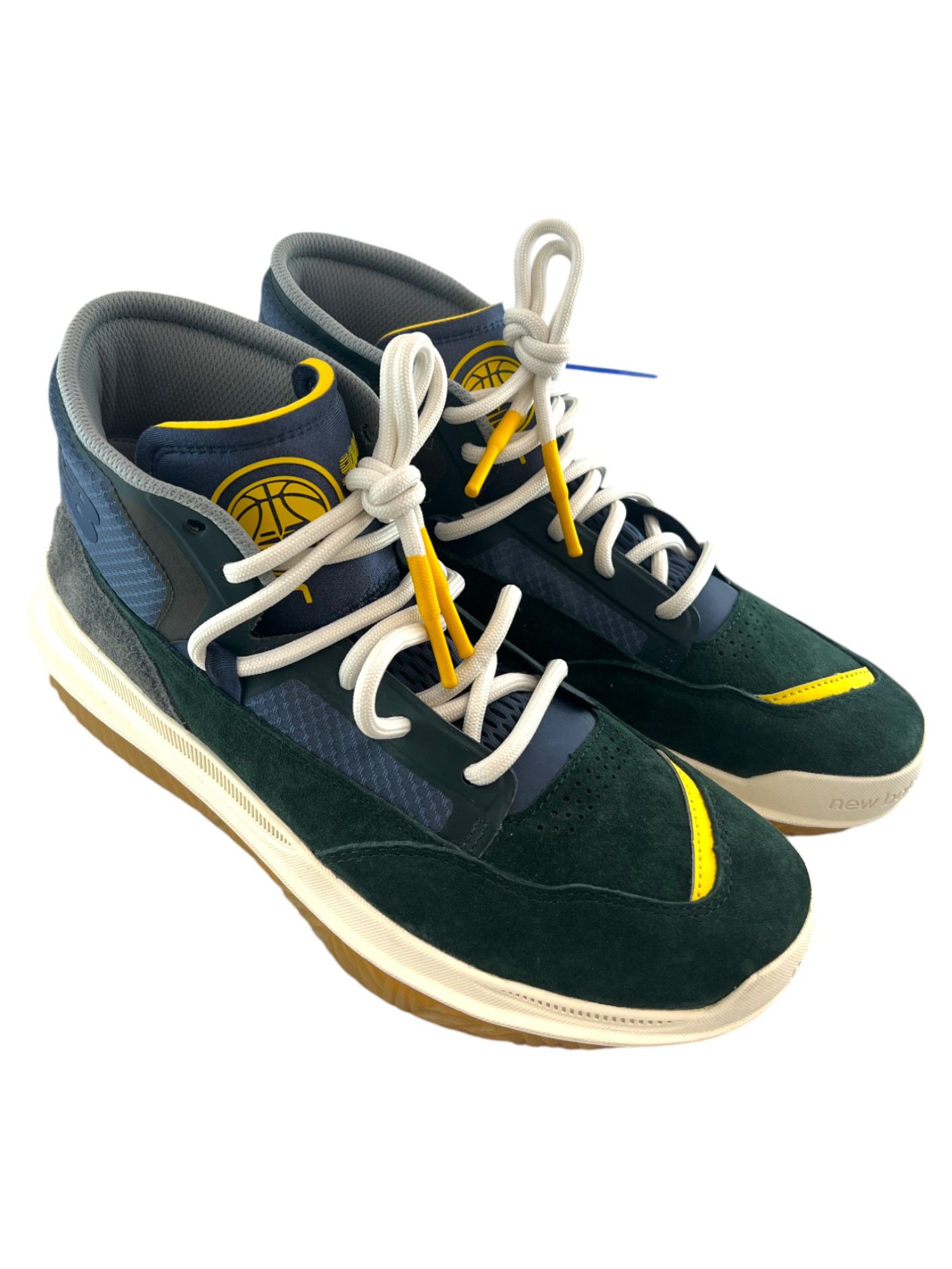 New Balance New Balance Kawhi Leonard Hi Top Men's Sz 10 Green/Blue Size US 10 / EU 43 - 2 Thumbnail