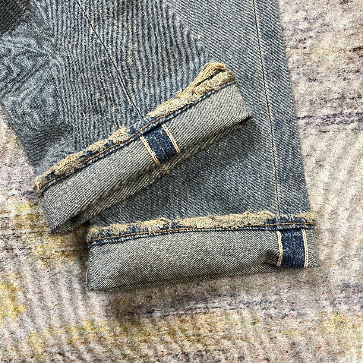 If Six Was Nine GOA Mud Wash distressed selvedge denim pants Size US 31 - 8 Thumbnail