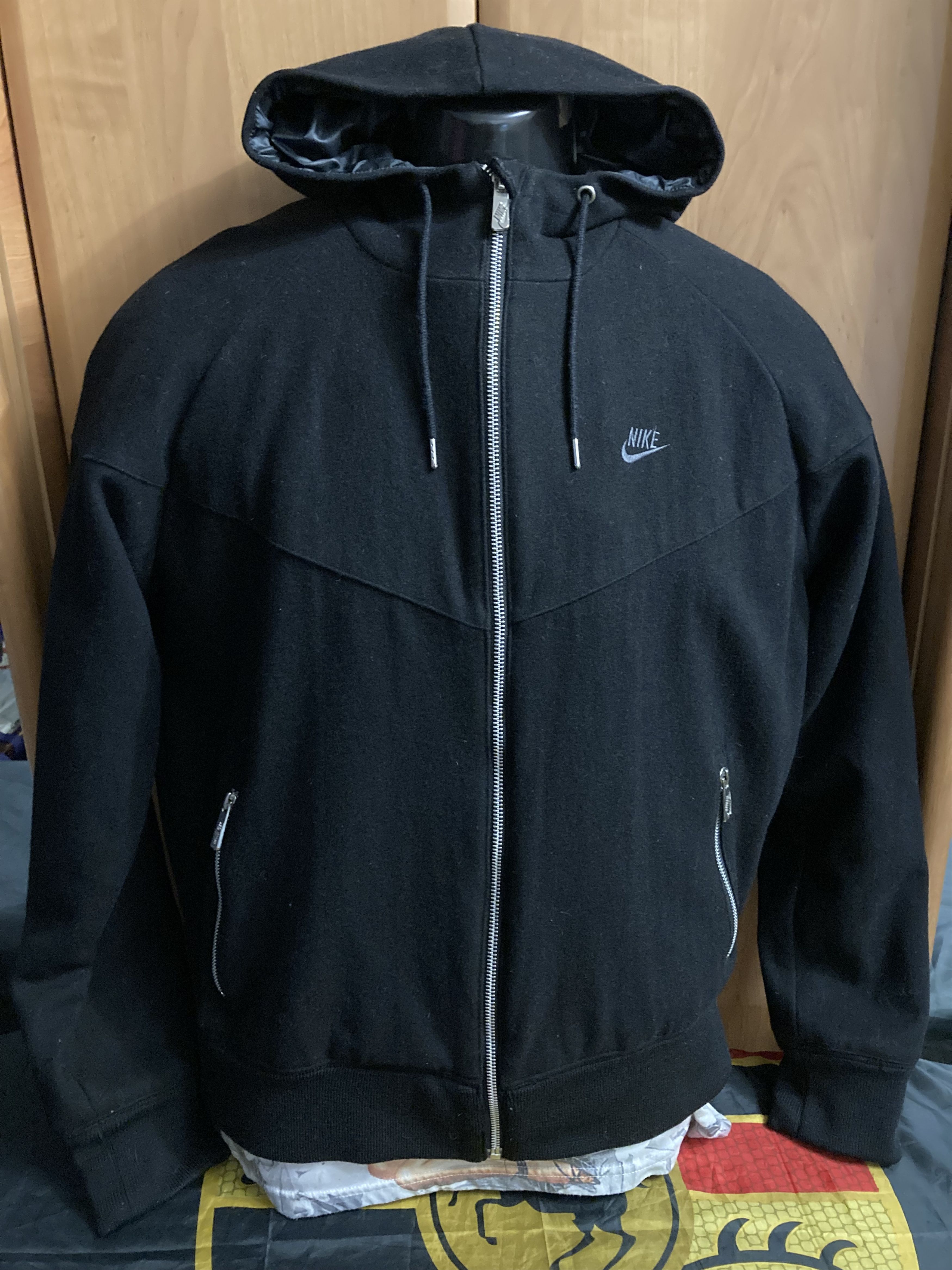 Fear of God × Nike Nike FoG Bomber Hooded Jacket | Grailed