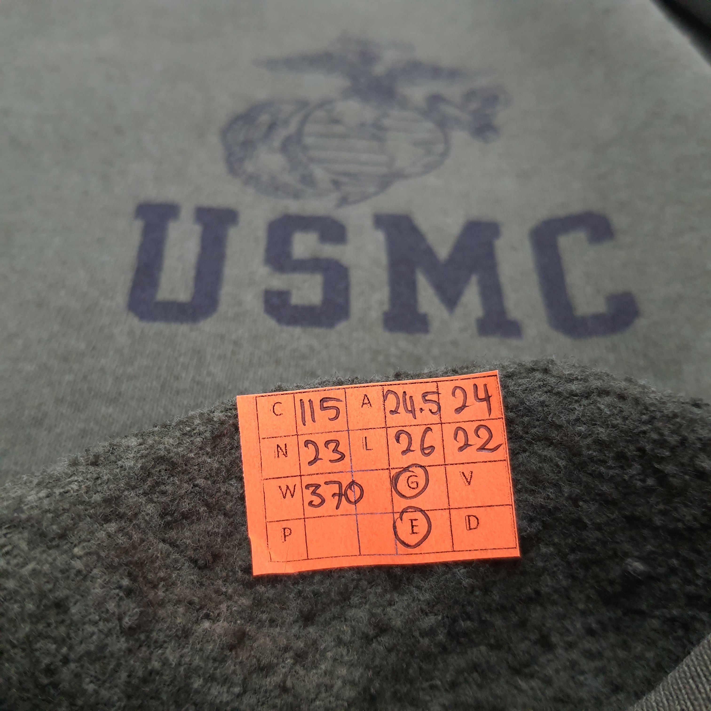 Vintage Vintage USMC Military Style Sweat Shirt Size US L / EU 52-54 / 3 - 5 Thumbnail