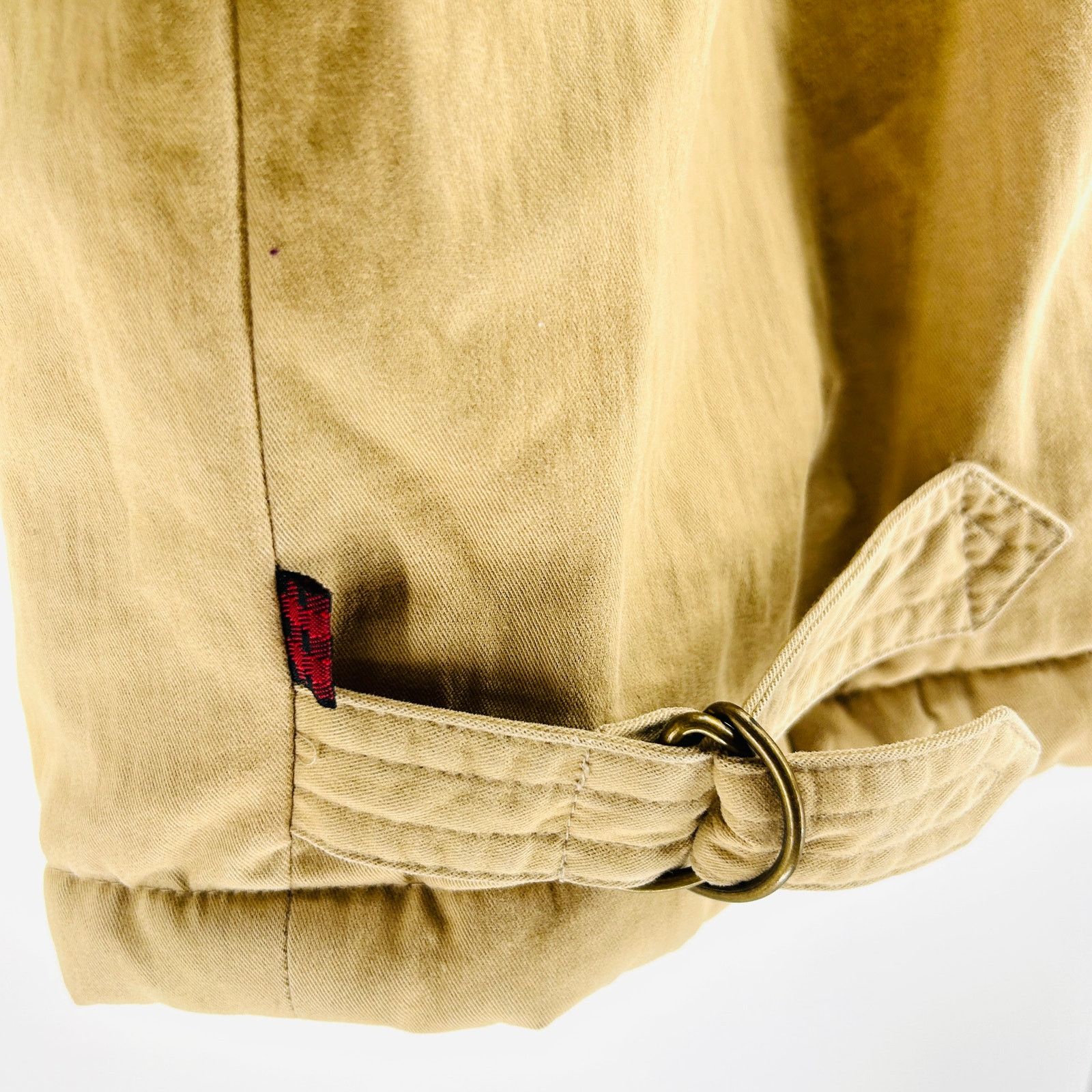 Woolrich Woolen Mills 90s Woolrich Distressed Tan Barn Coat + Leather Collar Size US L / EU 52-54 / 3 - 7 Thumbnail