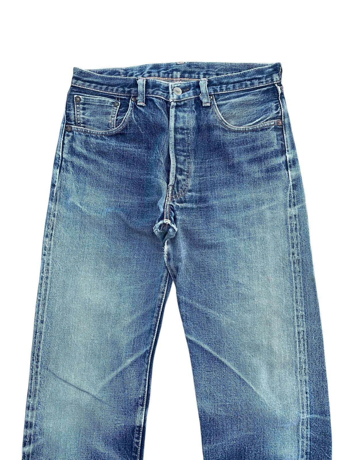 Levi's VINTAGE LEVIS 501XX SELVEDGE BIG E DAMAGE DISTRESSED DENIM Size US 30 / EU 46 - 6 Thumbnail