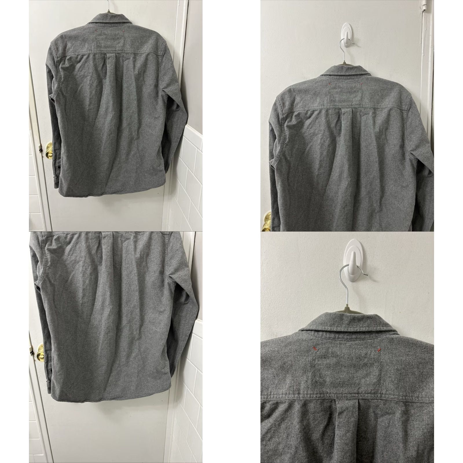Eddie Bauer Eddie Bauer Mountain Ops Flannel Shirt Mens Medium Gray Classic Fit Button Down Size US M / EU 48-50 / 2 - 8 Thumbnail