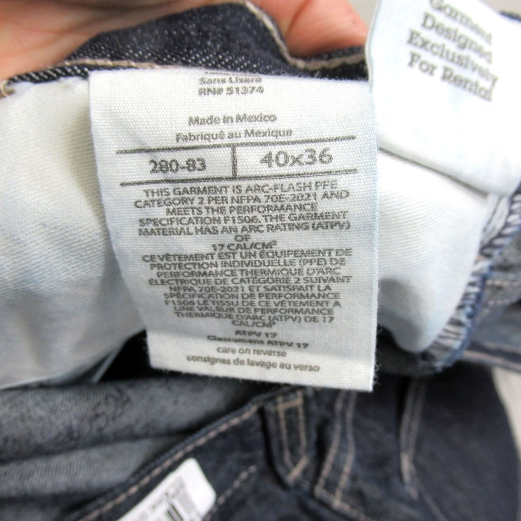 Carhartt Carhartt FR Jeans Men 40x36 Dark Wash Denim Flame Resistant Relaxed Fit Work NEW Size US 40 / EU 56 - 3 Thumbnail