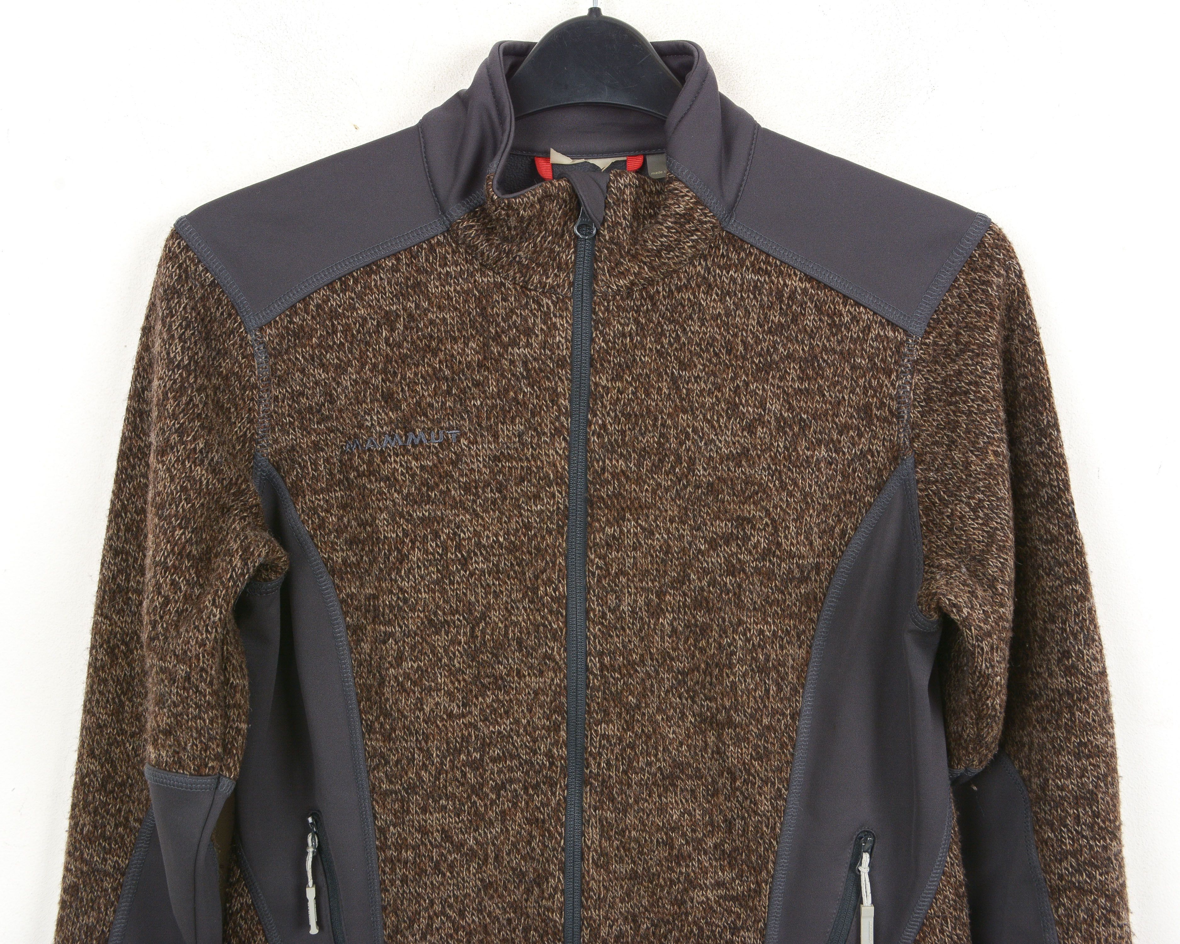 Mammut Womens M Wool Fleece Jumper Sweatshirt Jacket Sweater Brown Size M / US 6-8 / IT 42-44 - 2 Thumbnail