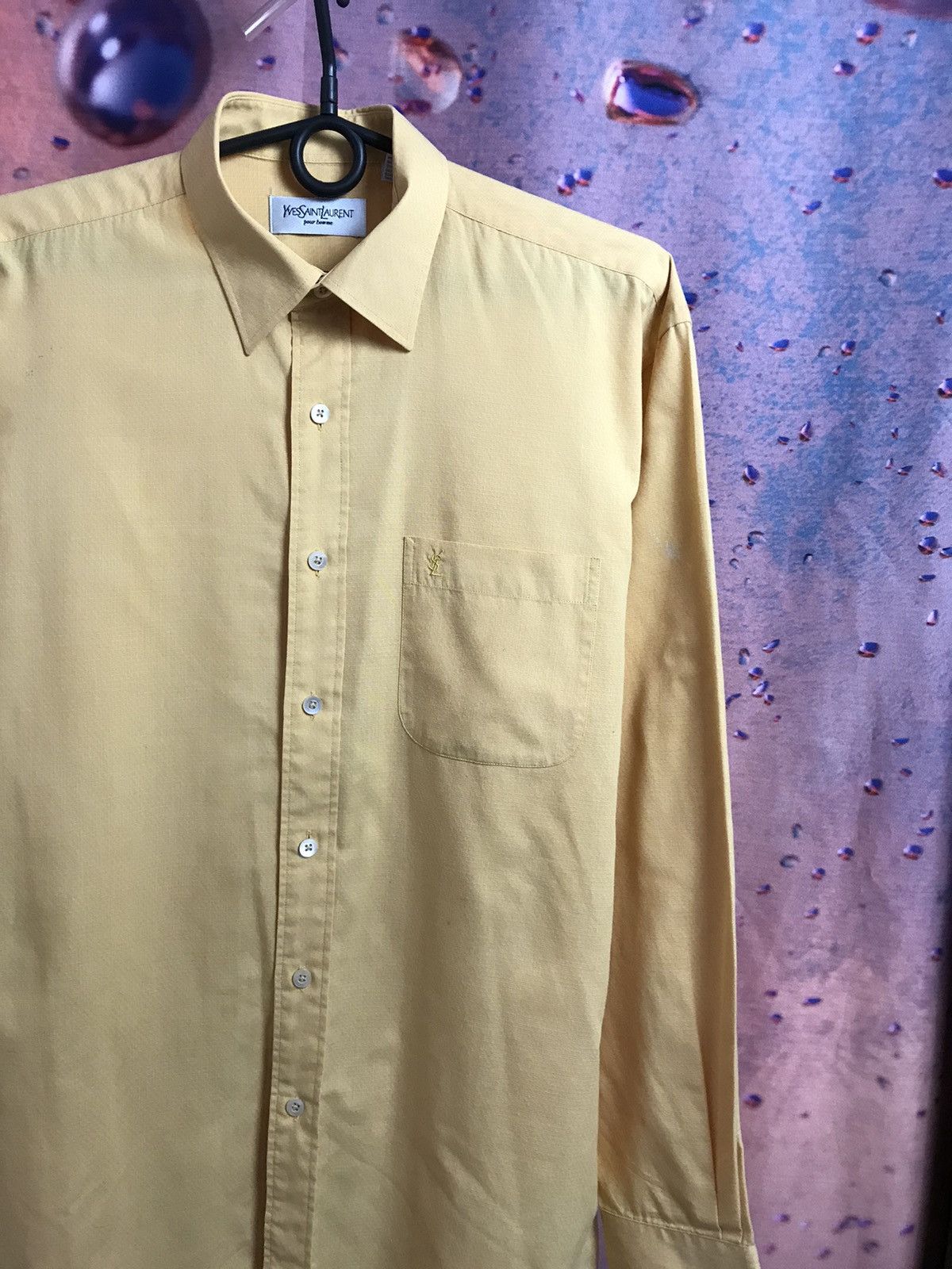 Vintage Vintage YSL Yves Saint Lauren luxury shirt Size US L / EU 52-54 / 3 - 1 Thumbnail