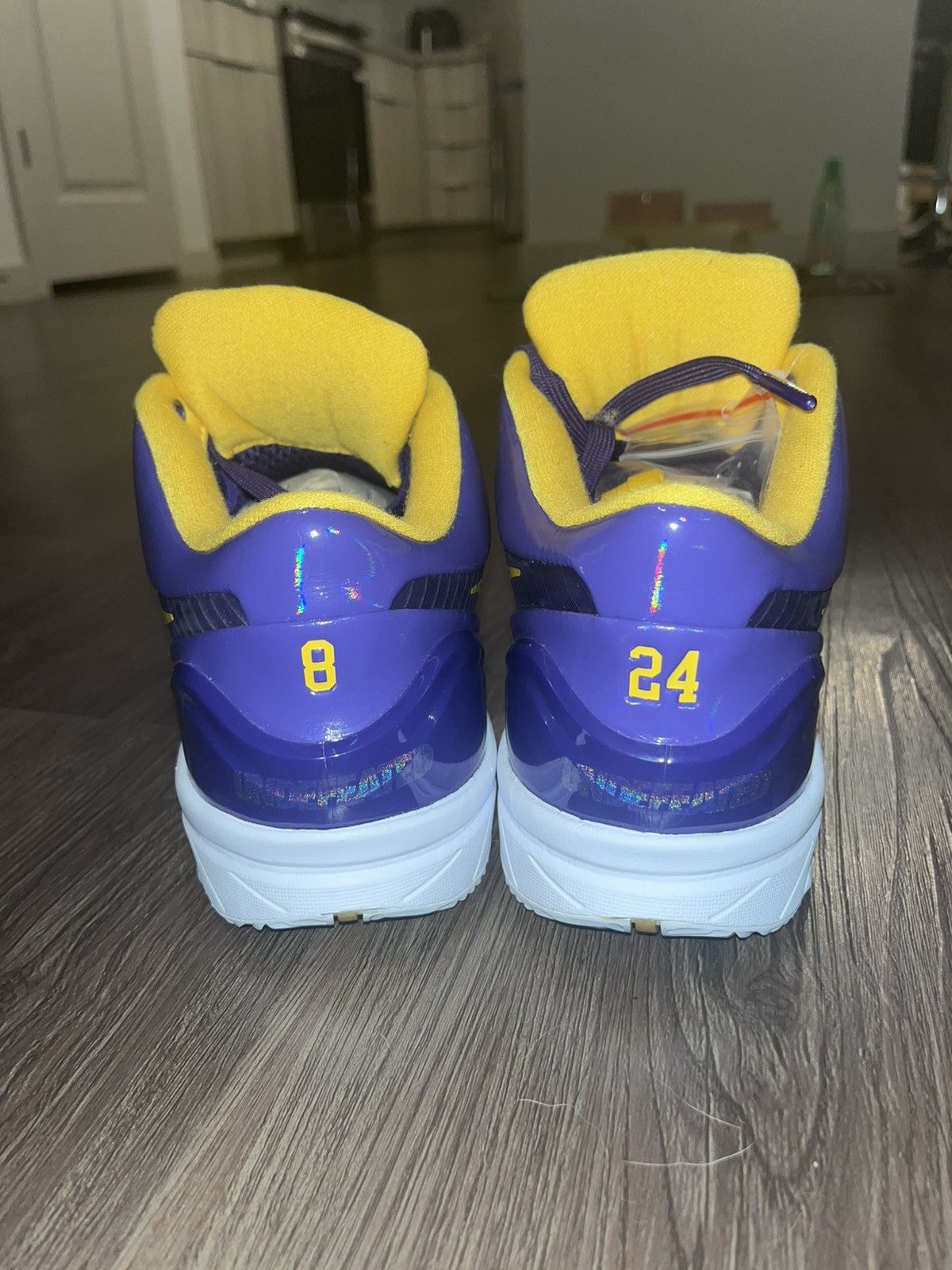 Other Nike Kobe 4 Protro Undefeated Los Angeles Lakers Size US 10 / EU 43 - 4 Thumbnail