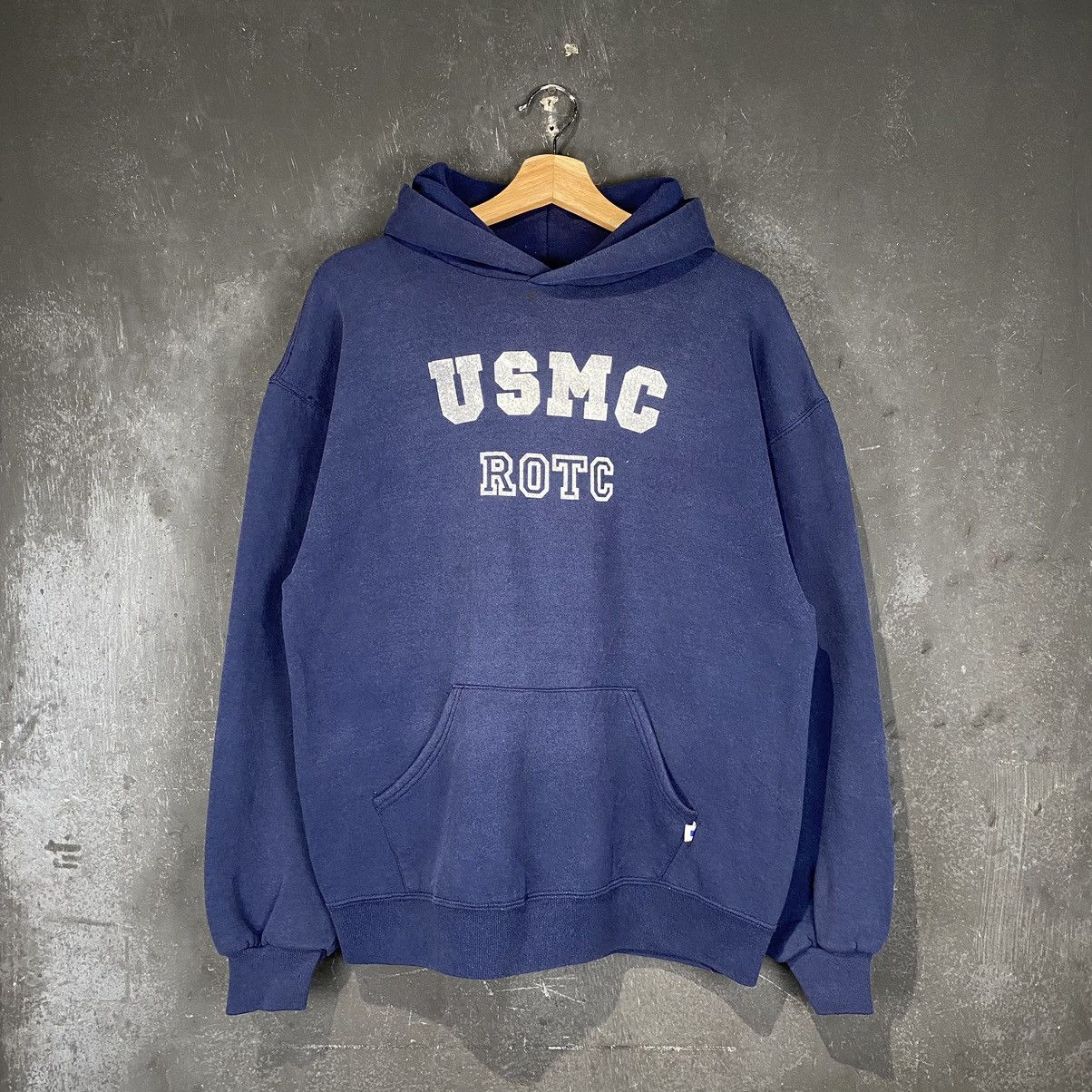 Russell Athletic × Vintage Grail 90s USMC ROTC Pullover Size US L / EU 52-54 / 3 - 1 Thumbnail
