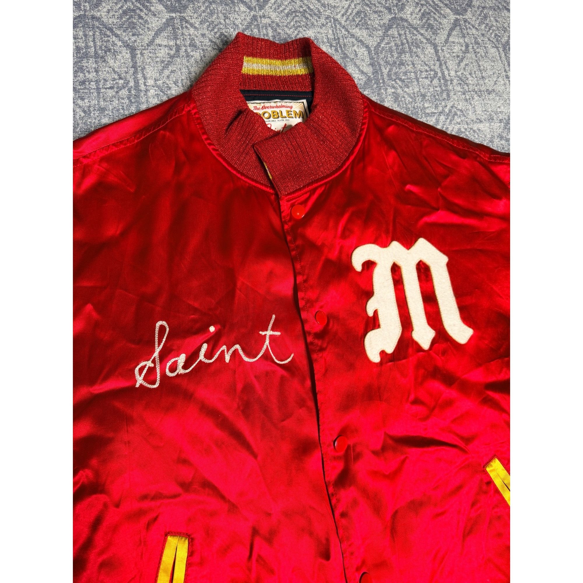 Saint Michael SAINT MICHAEL SAINT VARSITY JACKET Size US L / EU 52-54 / 3 - 3 Thumbnail