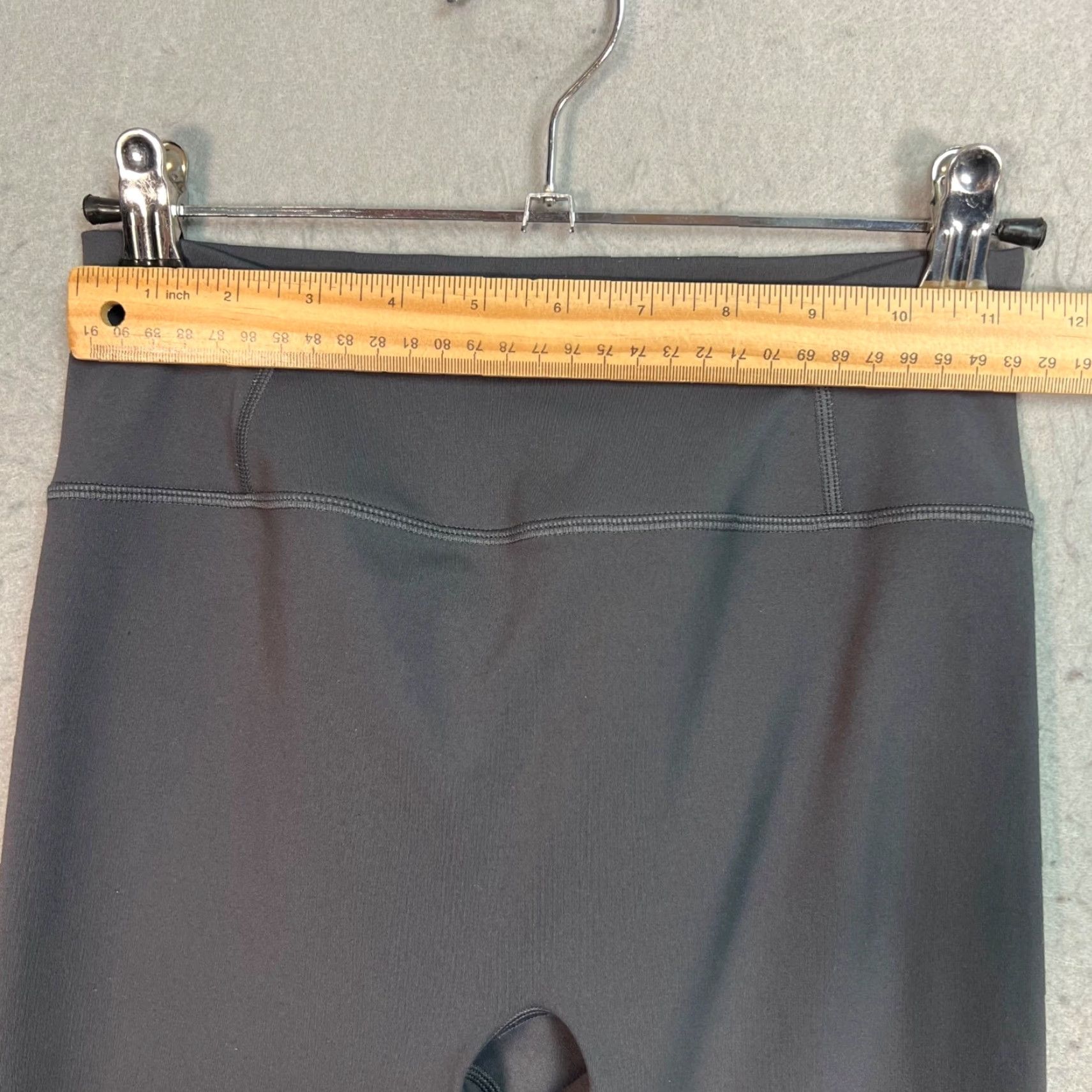 Vintage Oner Active Womens XS High-Waisted Dark-Grey Leggings Activewear Gym Athletic Shirt? Size 26" / US 2 / IT 38 - 4 Thumbnail