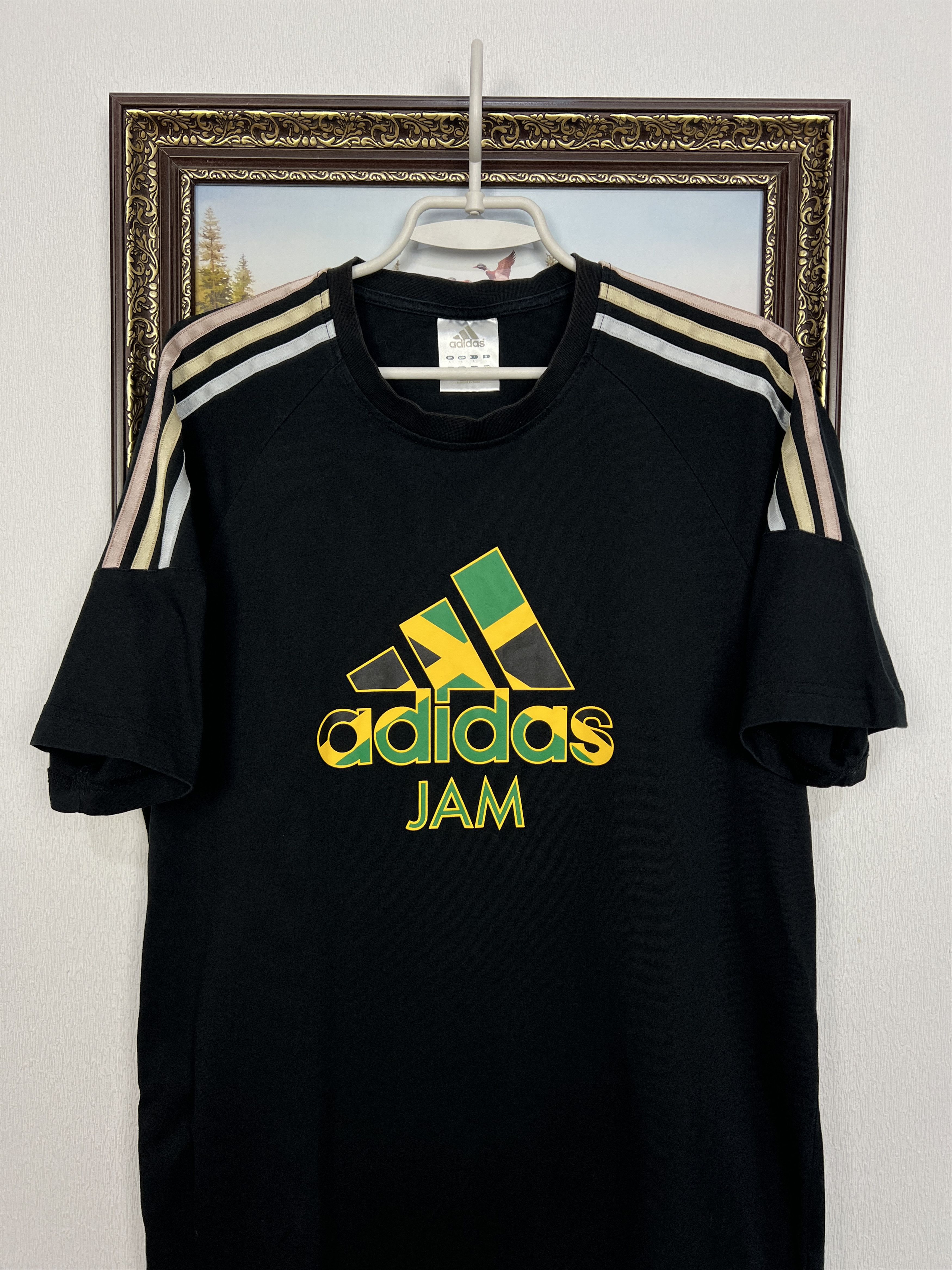 Adidas Jamaica London Olympics National Team Shirt Bolt Jersey Size US L / EU 52-54 / 3 - 2 Thumbnail